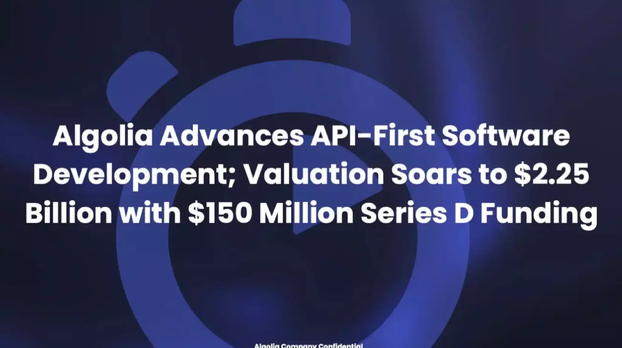 Algolia pitch deck slide 2
