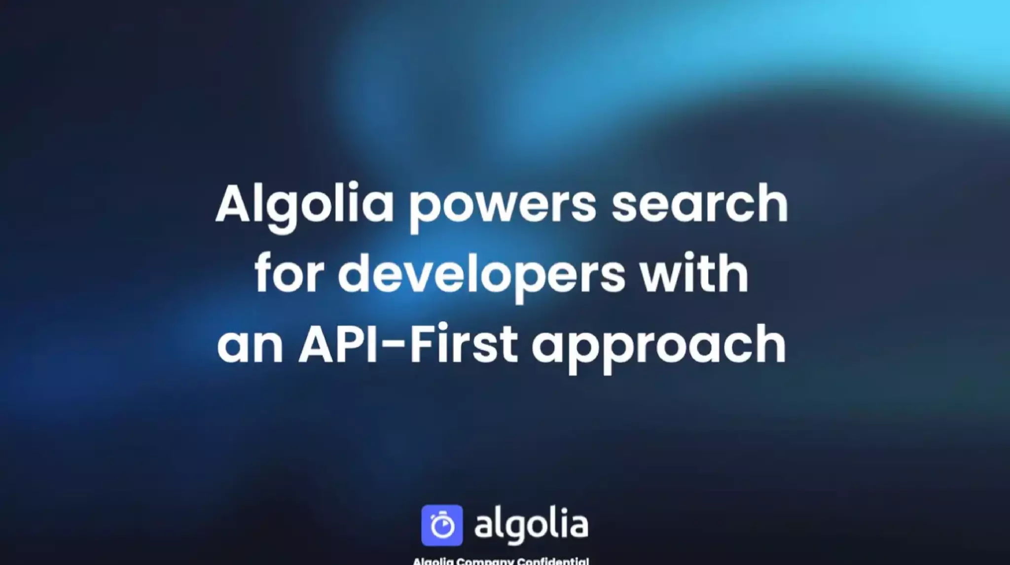 Algolia pitch deck slide 4