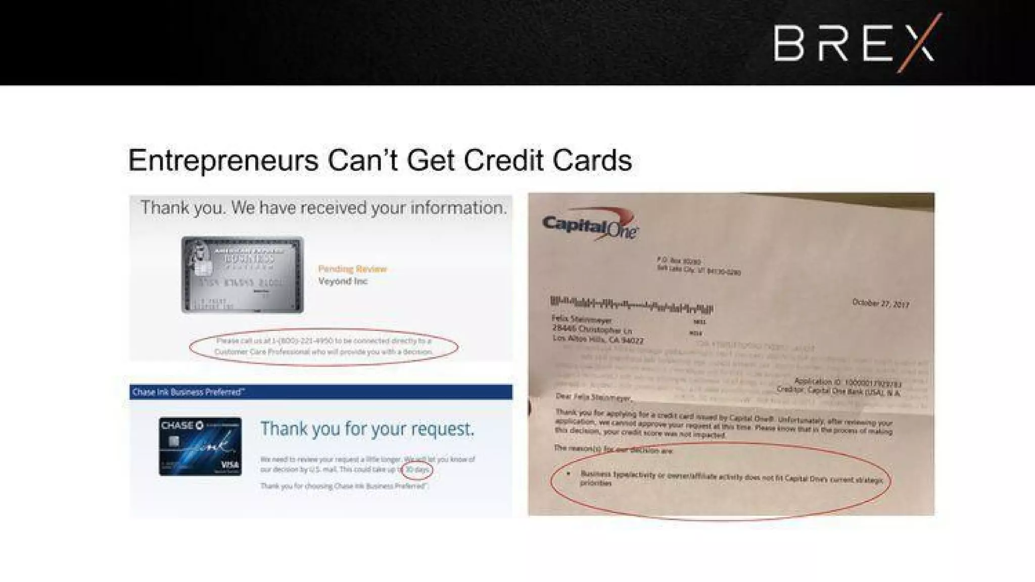 Brex pitch deck slide 3