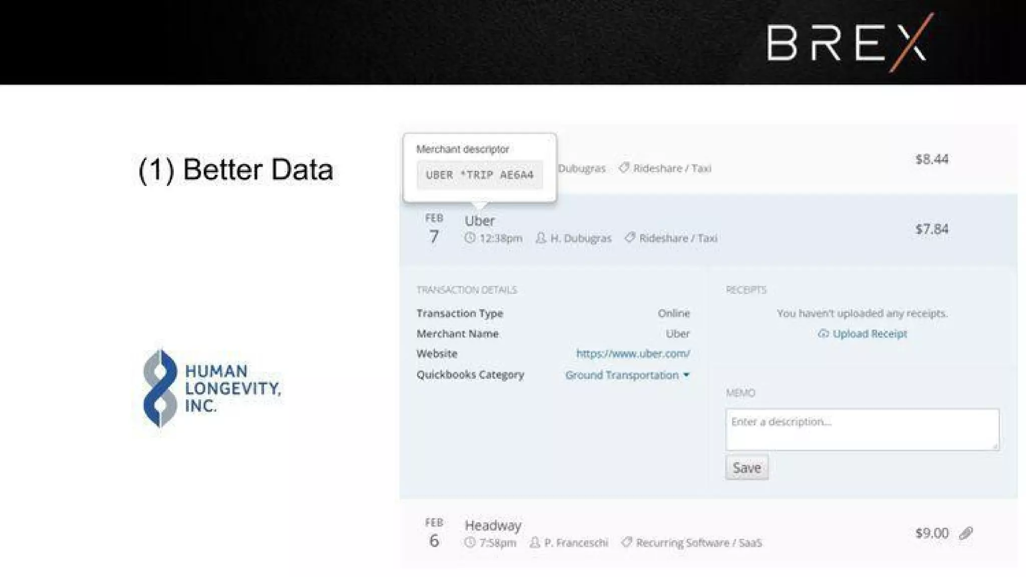 Brex pitch deck slide 10