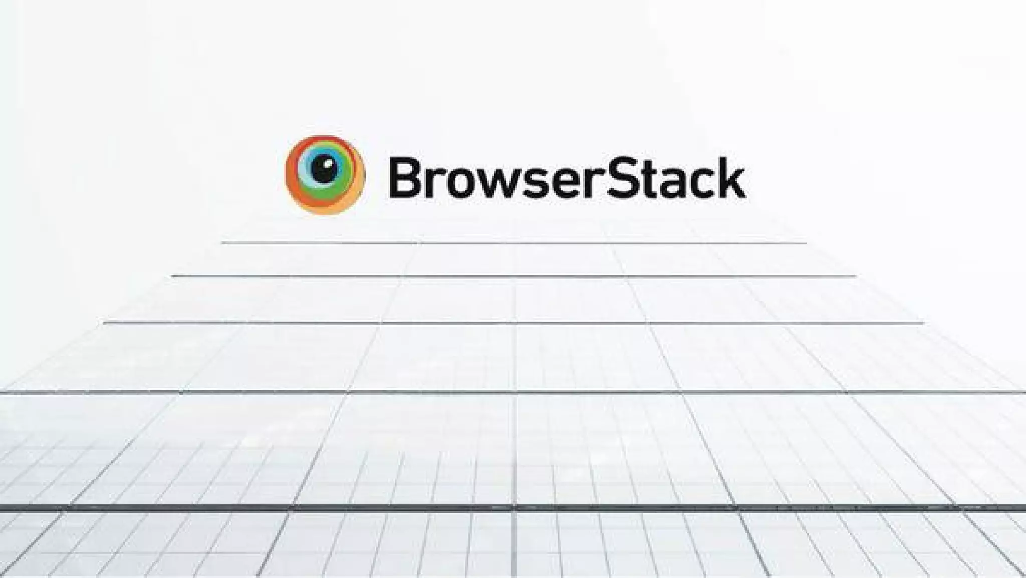 BrowserStack pitch deck slide 1