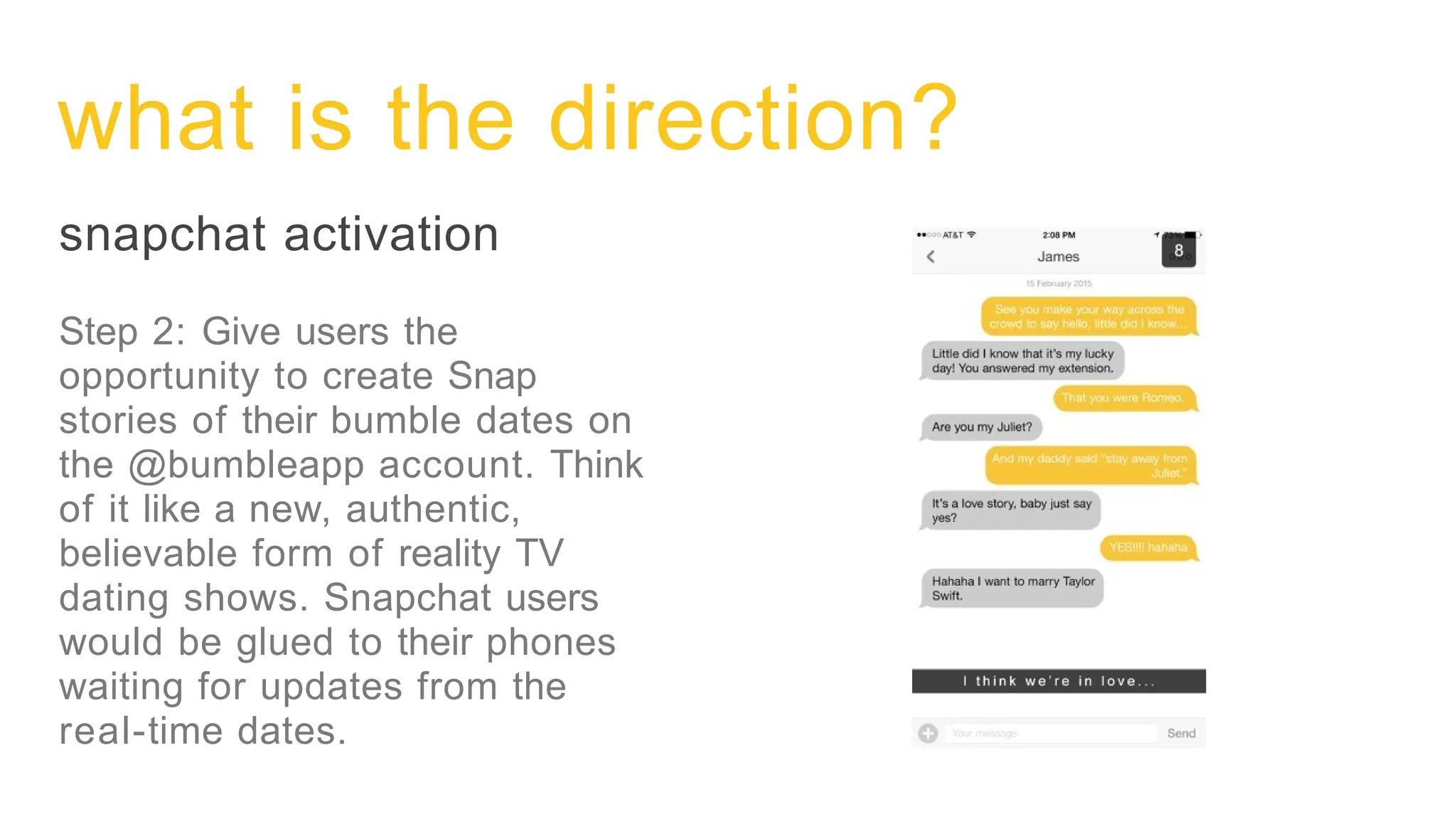Bumble pitch deck slide 10