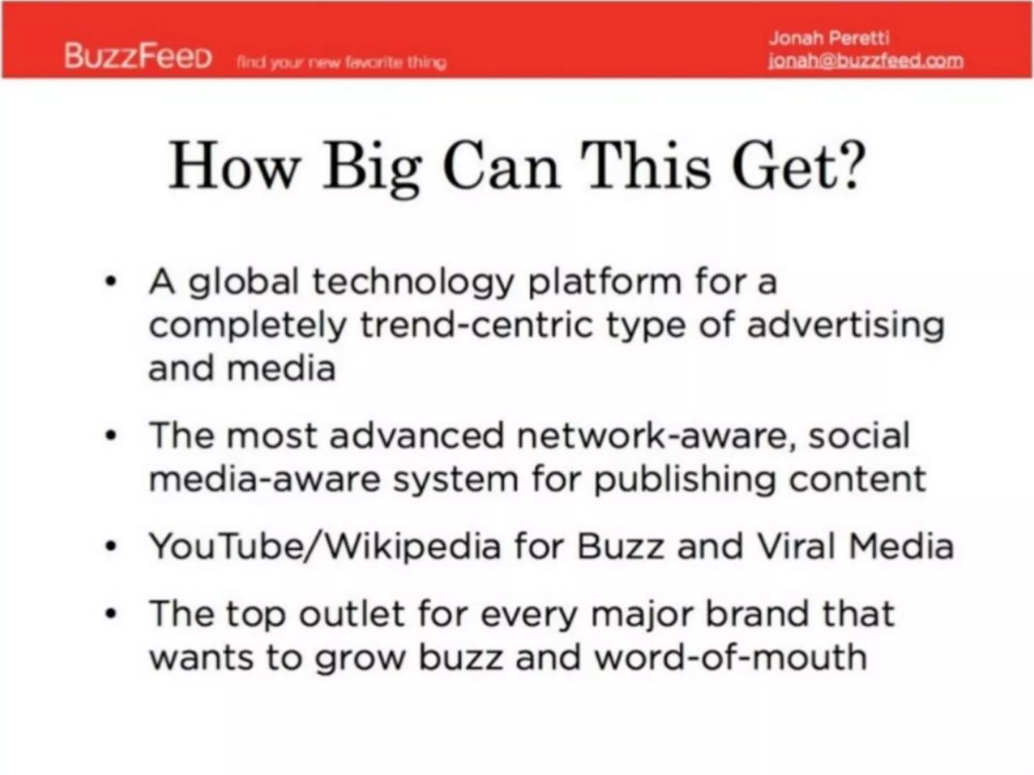 BuzzFeed pitch deck slide 19