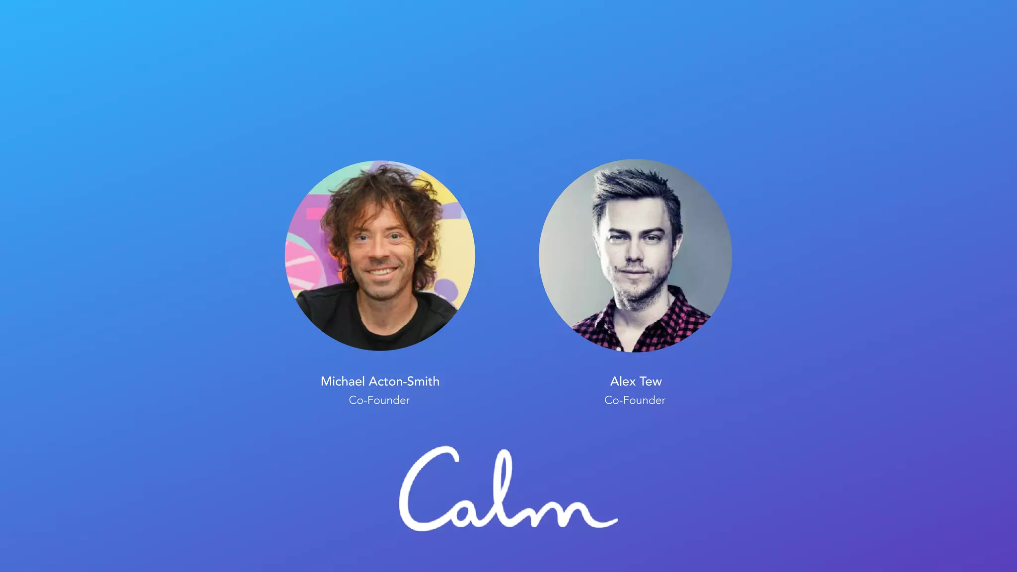 Calm pitch deck slide 3