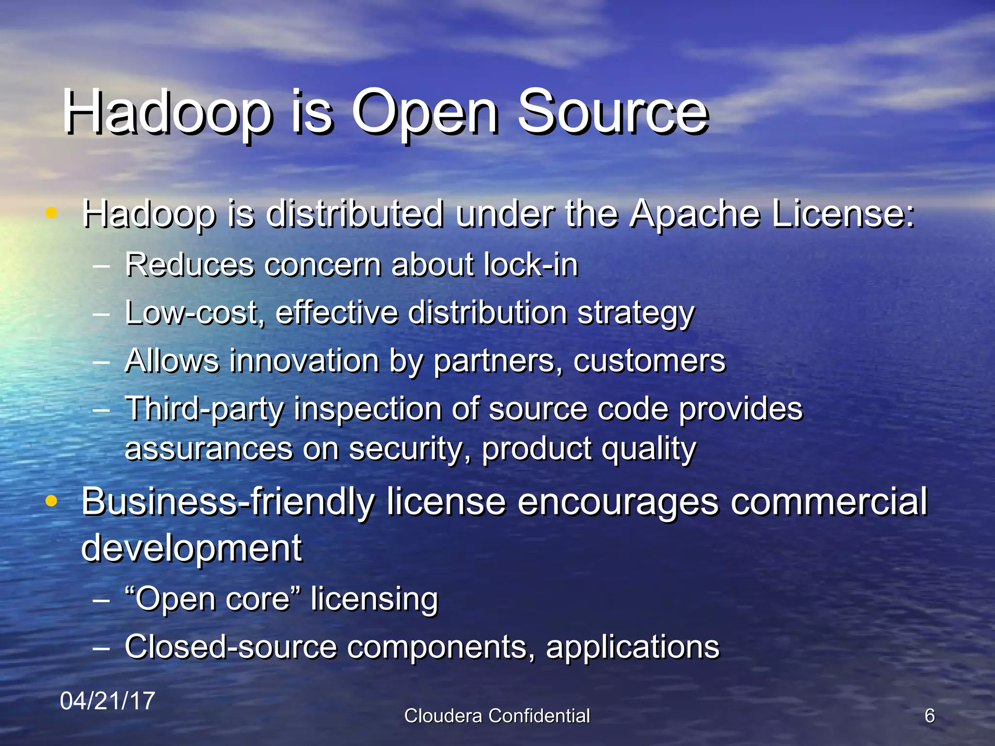 Cloudera pitch deck slide 6