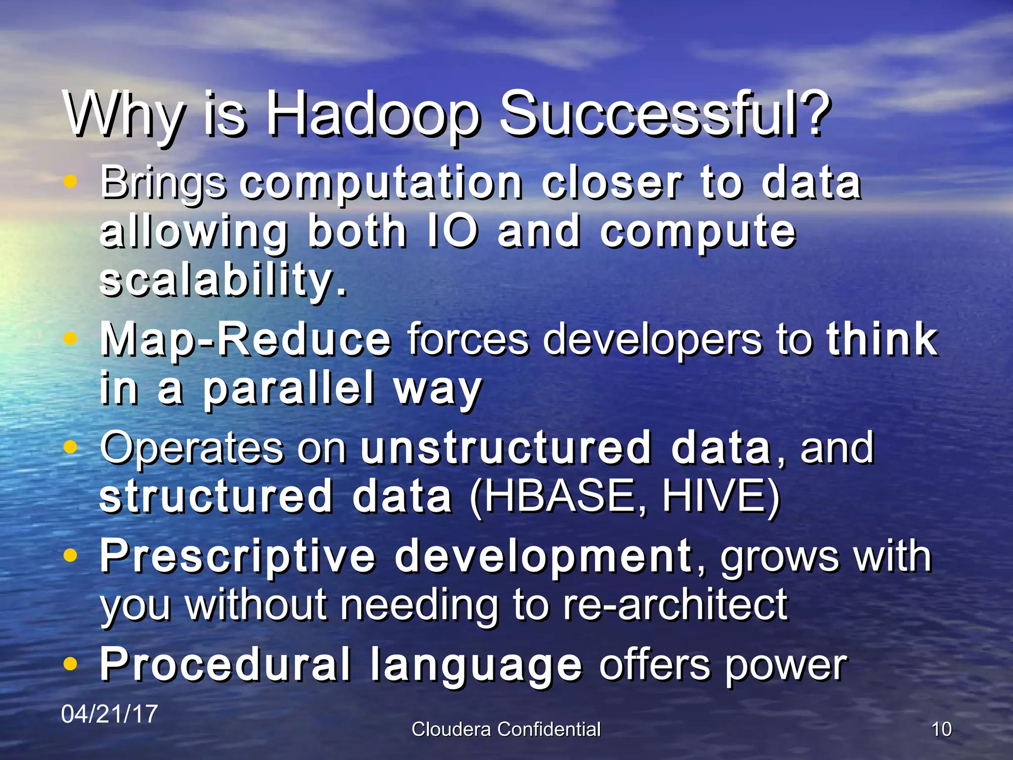 Cloudera pitch deck slide 10