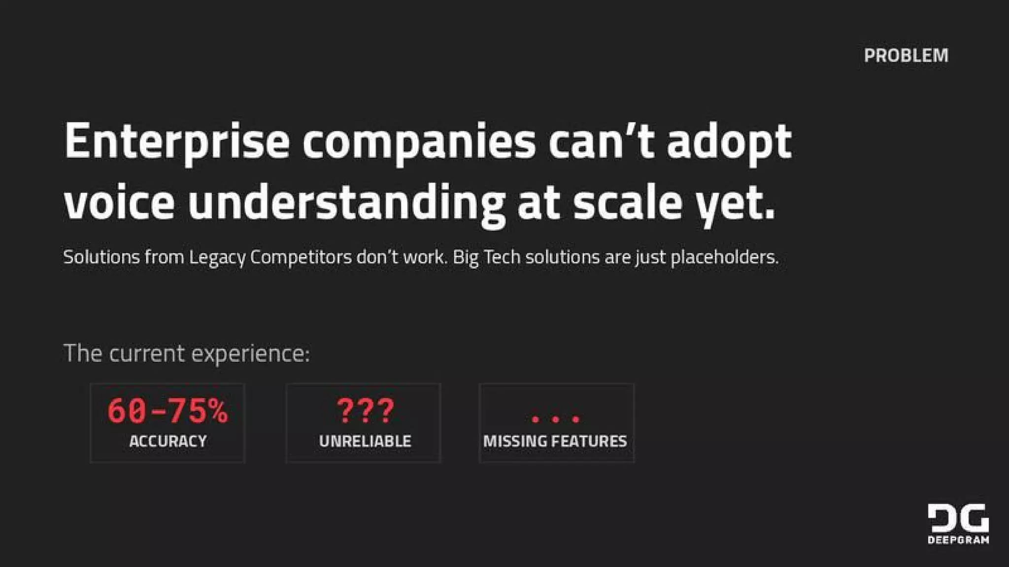 Deepgram pitch deck slide 5