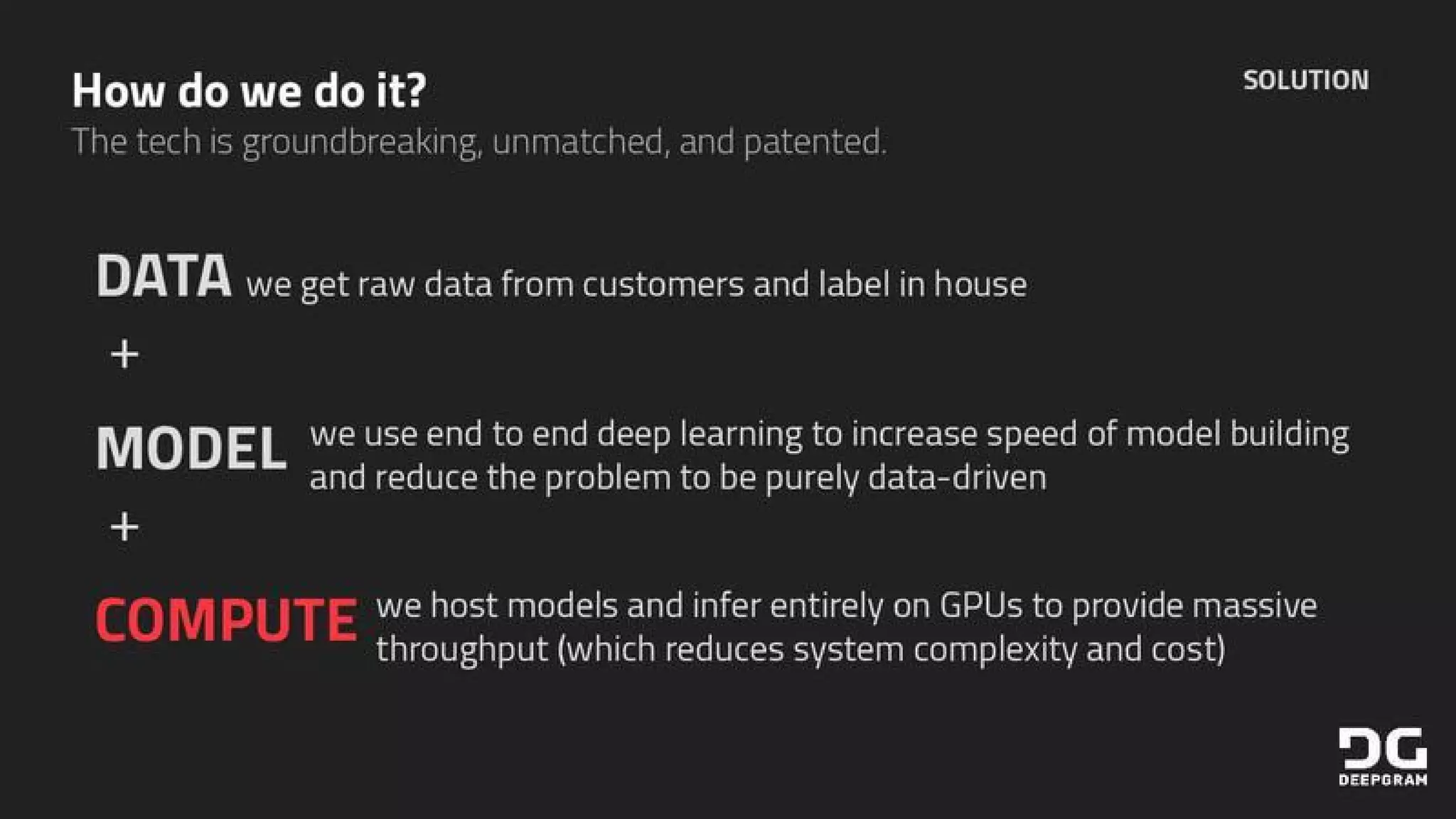 Deepgram pitch deck slide 7
