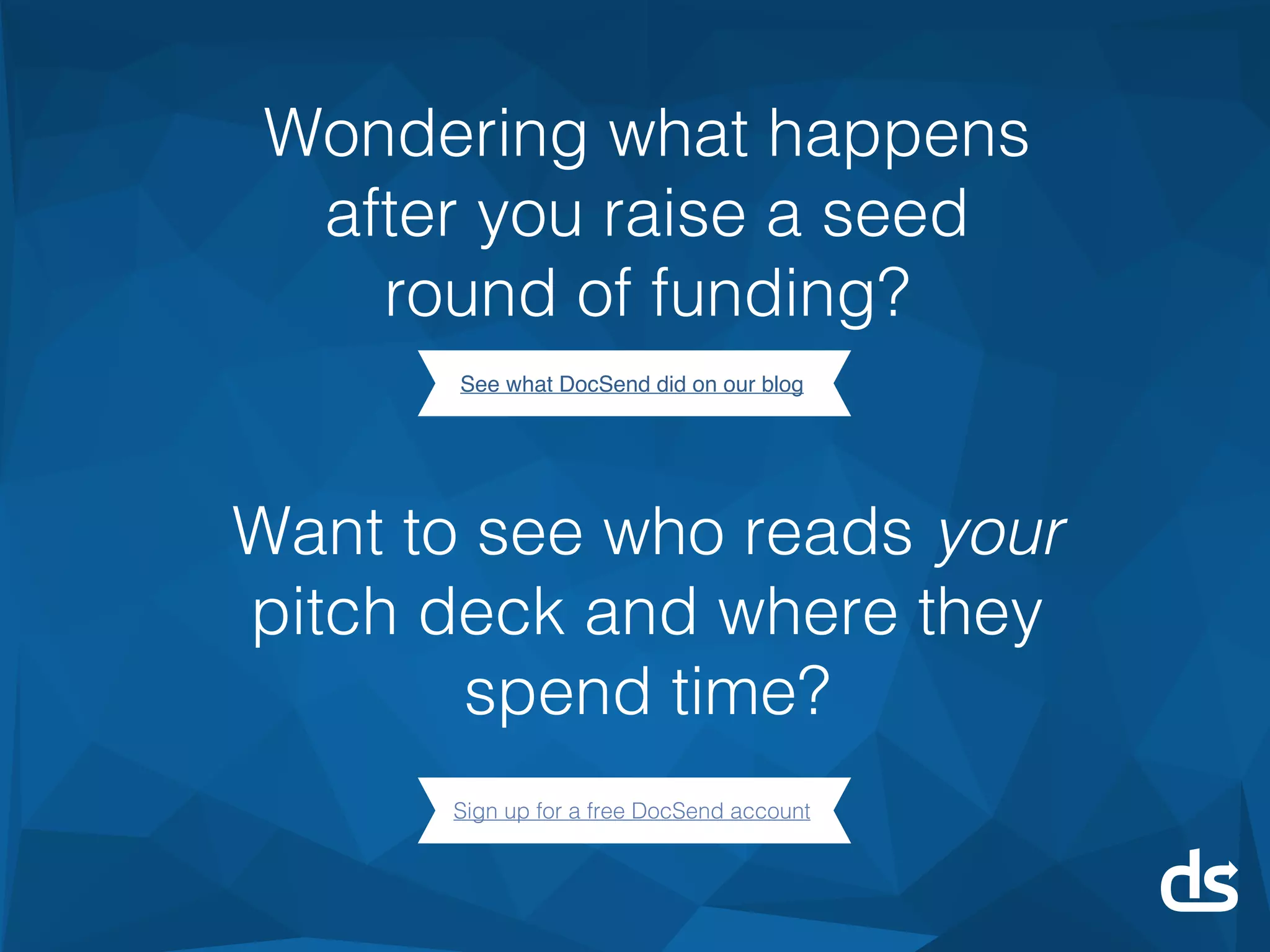 DocSend pitch deck slide 19