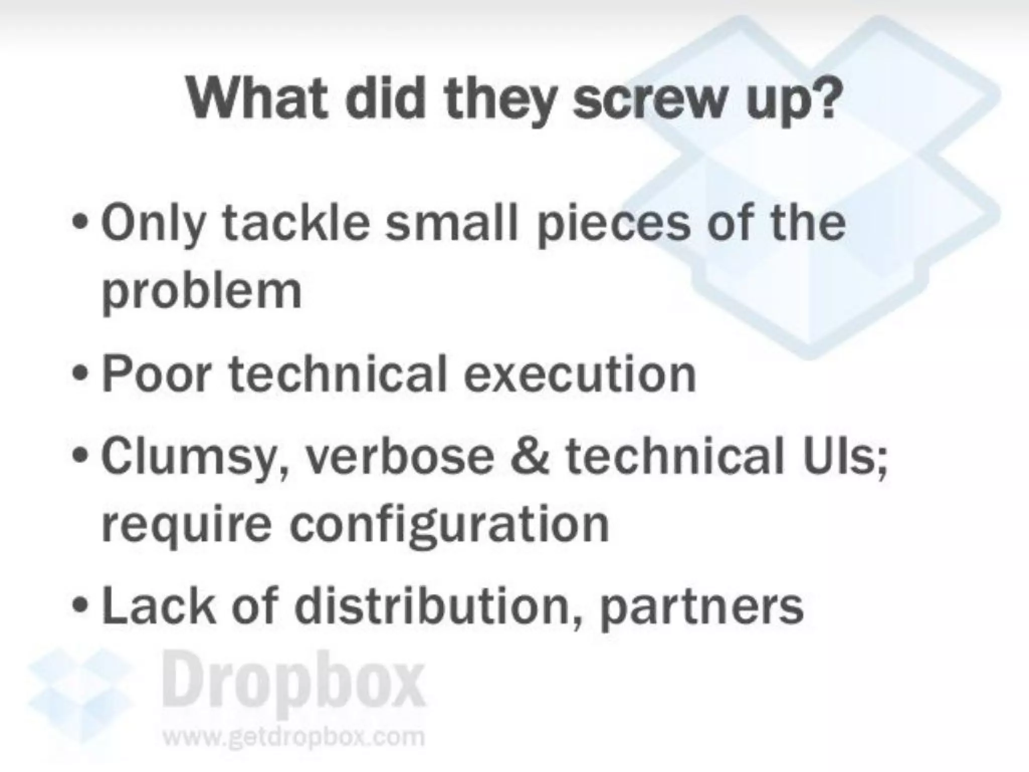 Dropbox pitch deck slide 11