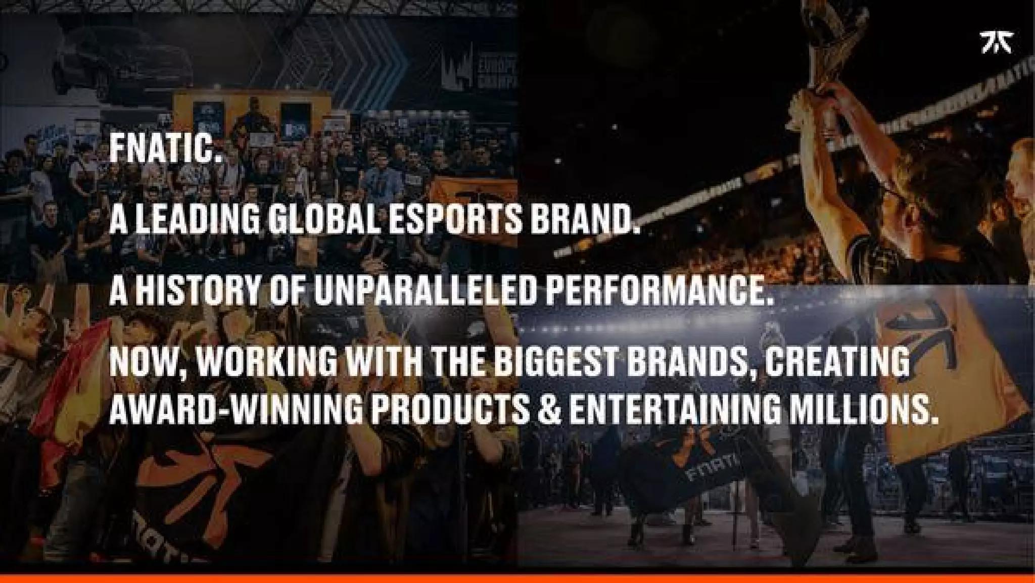 Fnatic pitch deck slide 3