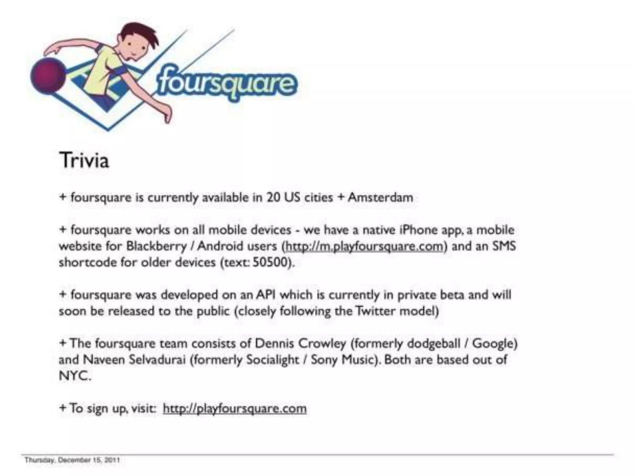 Foursquare pitch deck slide 15
