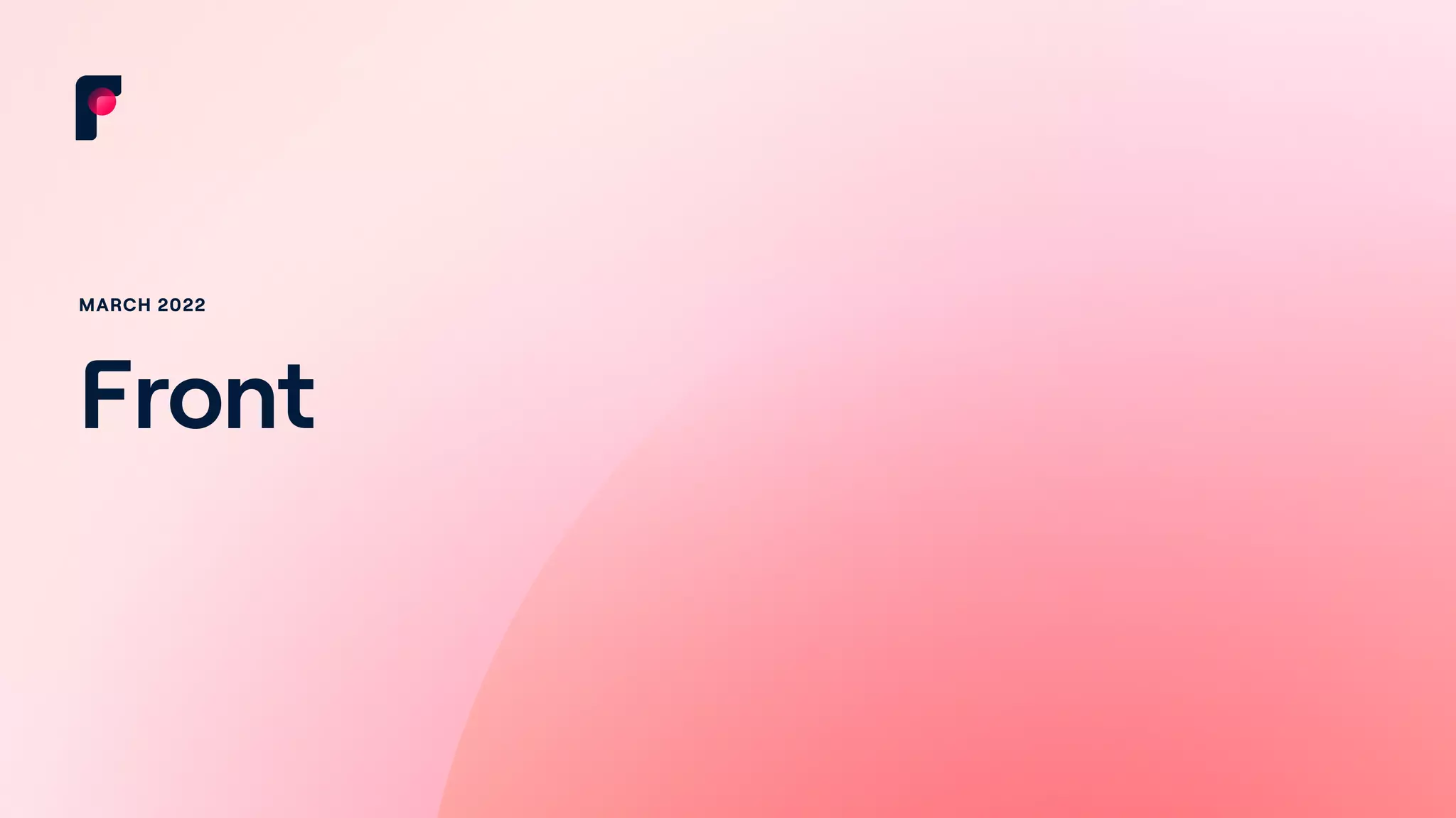 Front pitch deck slide 1