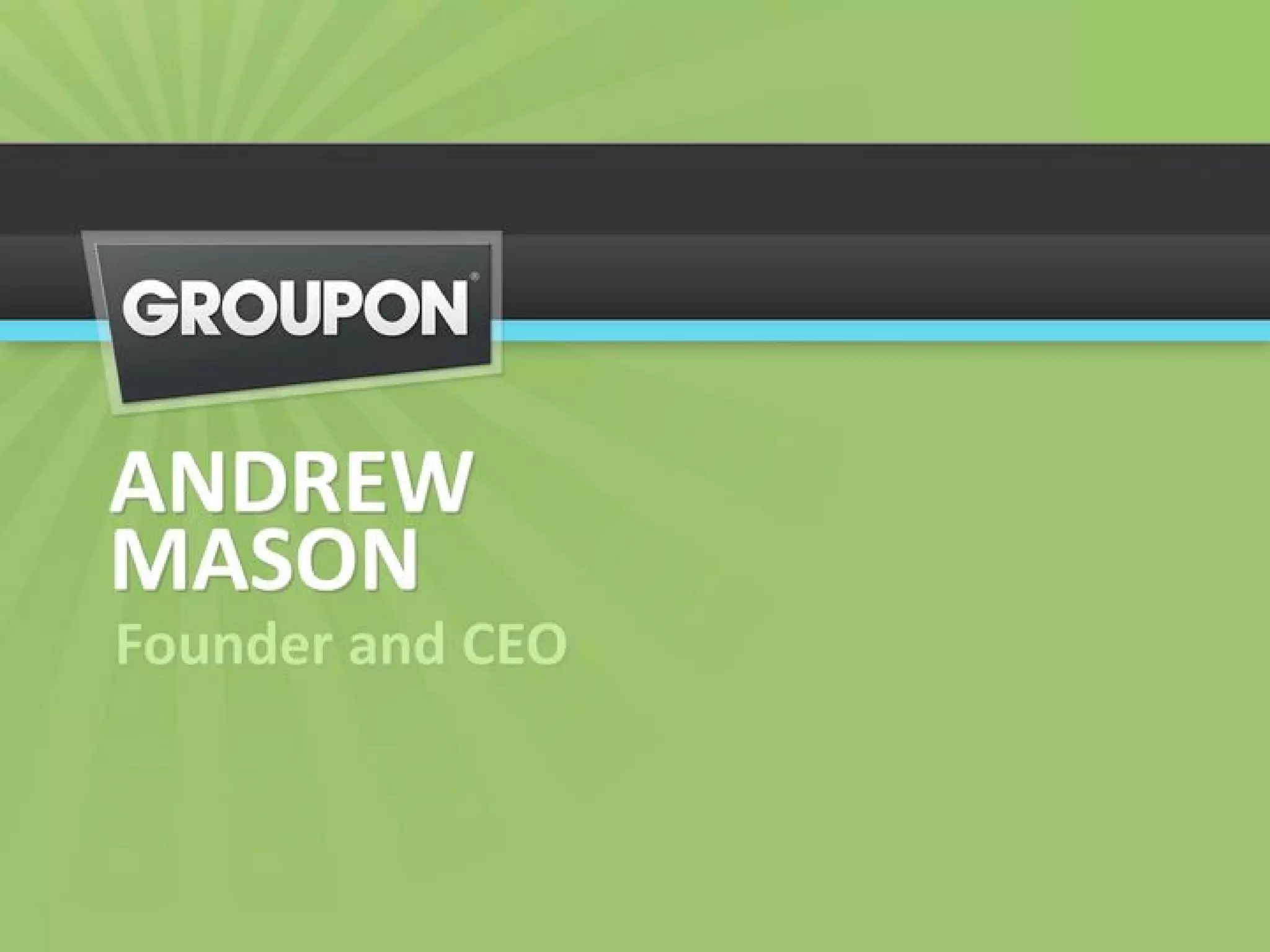 Groupon pitch deck slide 4