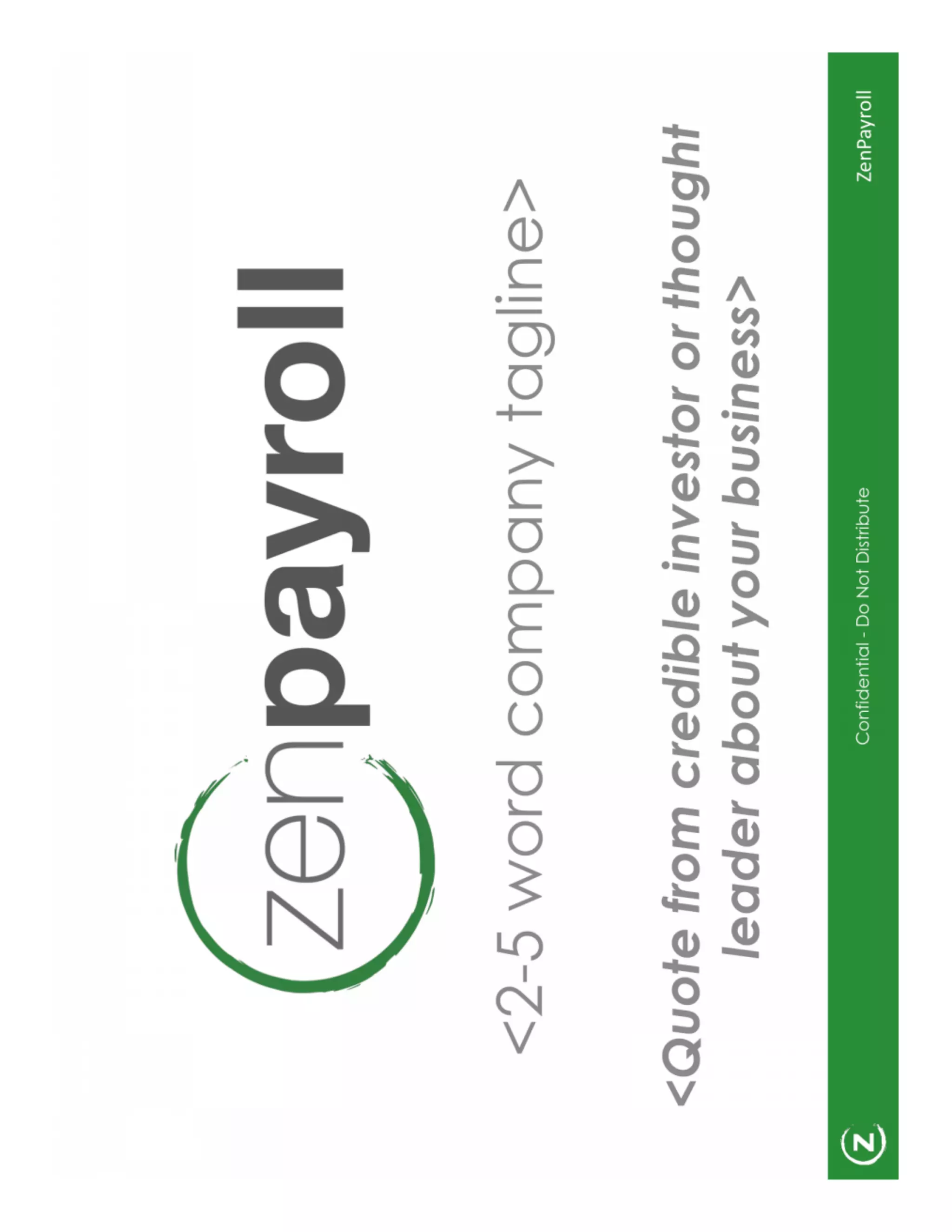 Gusto pitch deck slide 2