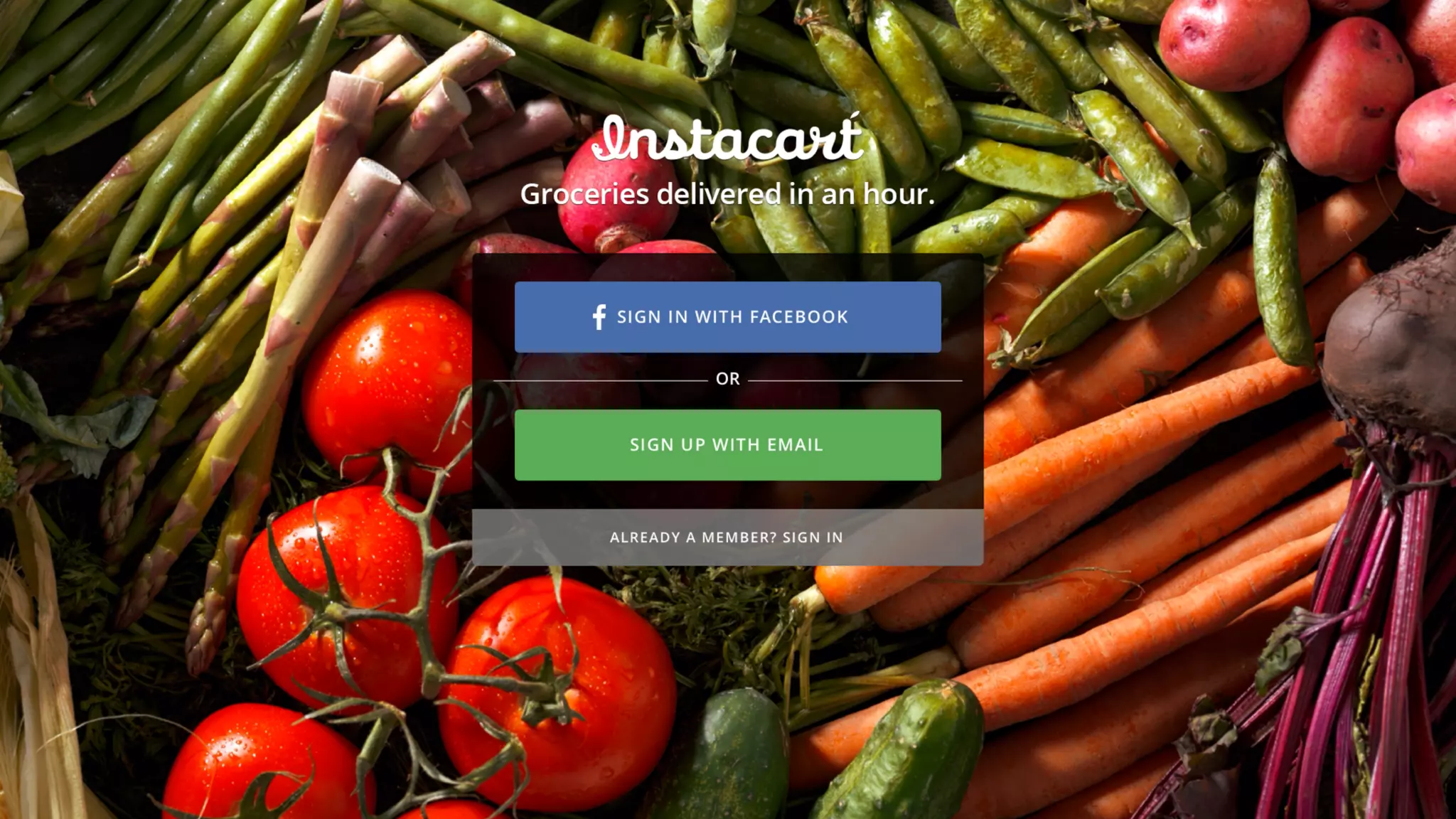 Instacart pitch deck slide 3
