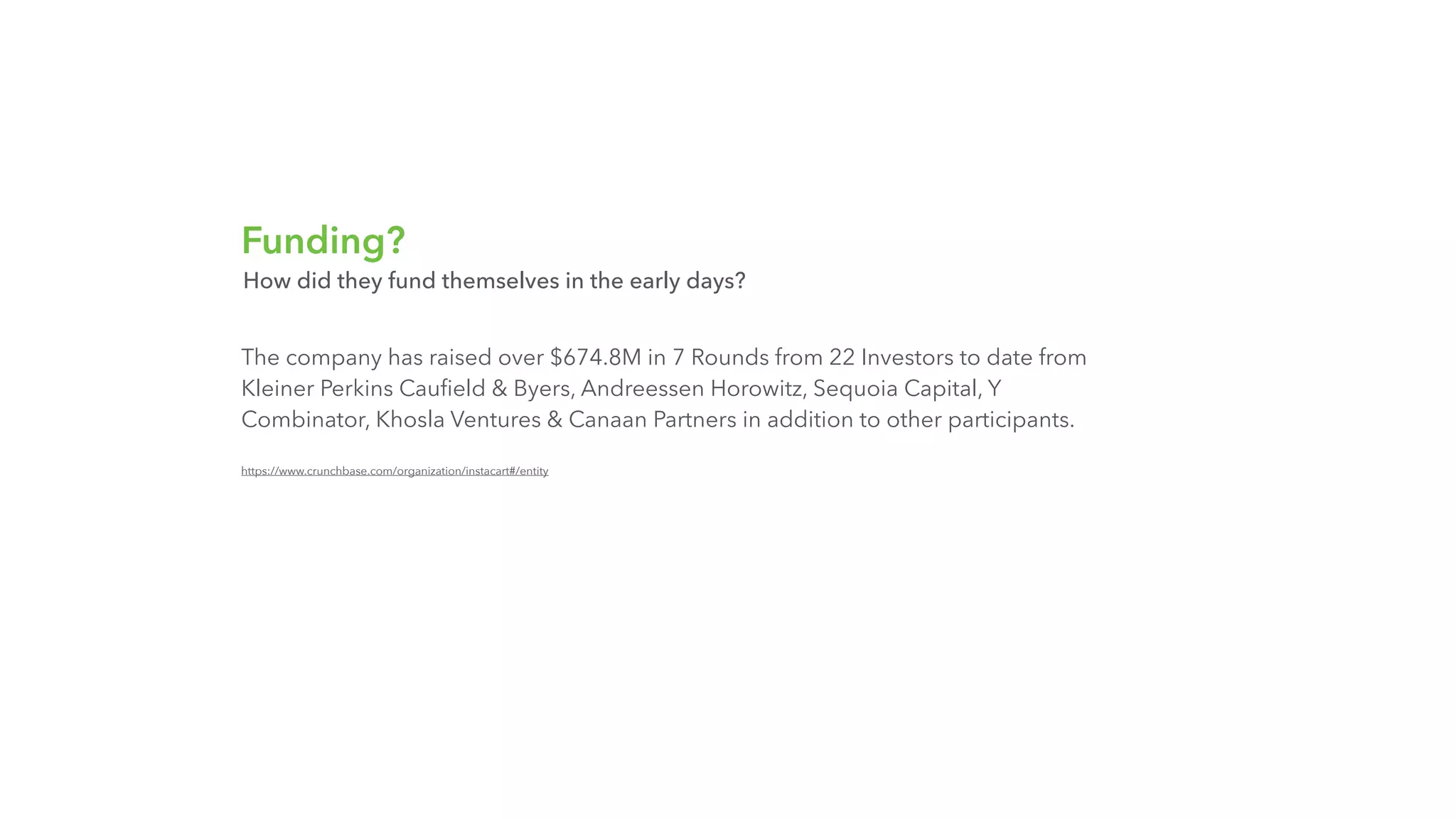 Instacart pitch deck slide 6