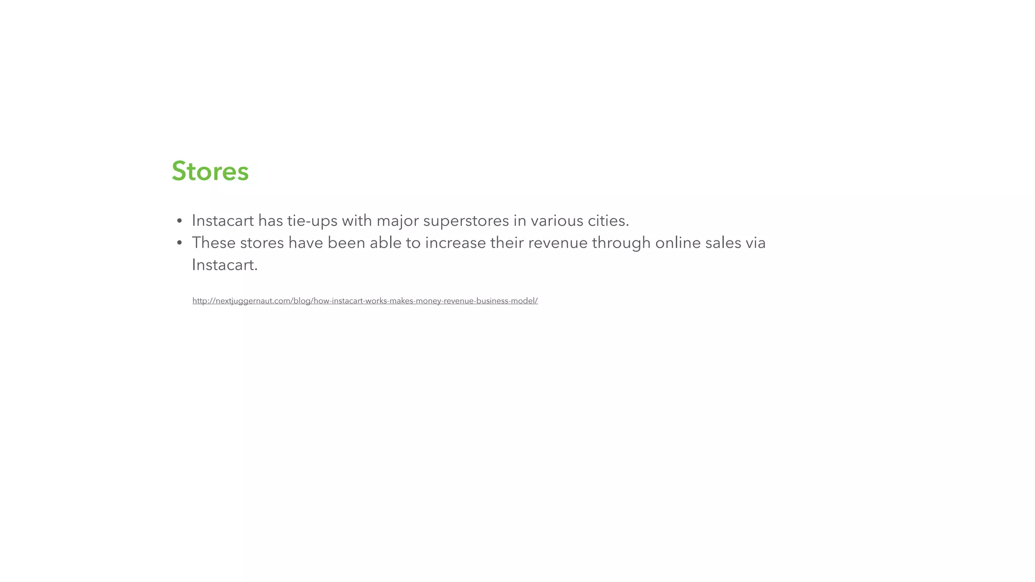 Instacart pitch deck slide 13
