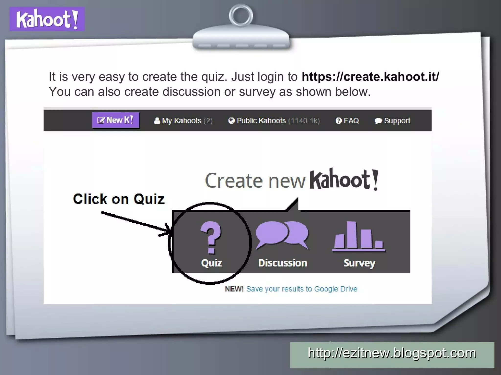 Kahoot pitch deck - Product onboarding & creation flow (teacher experience)