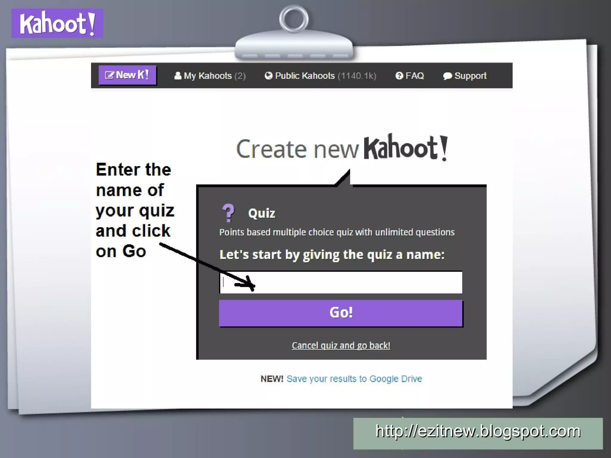 Kahoot pitch deck slide 5
