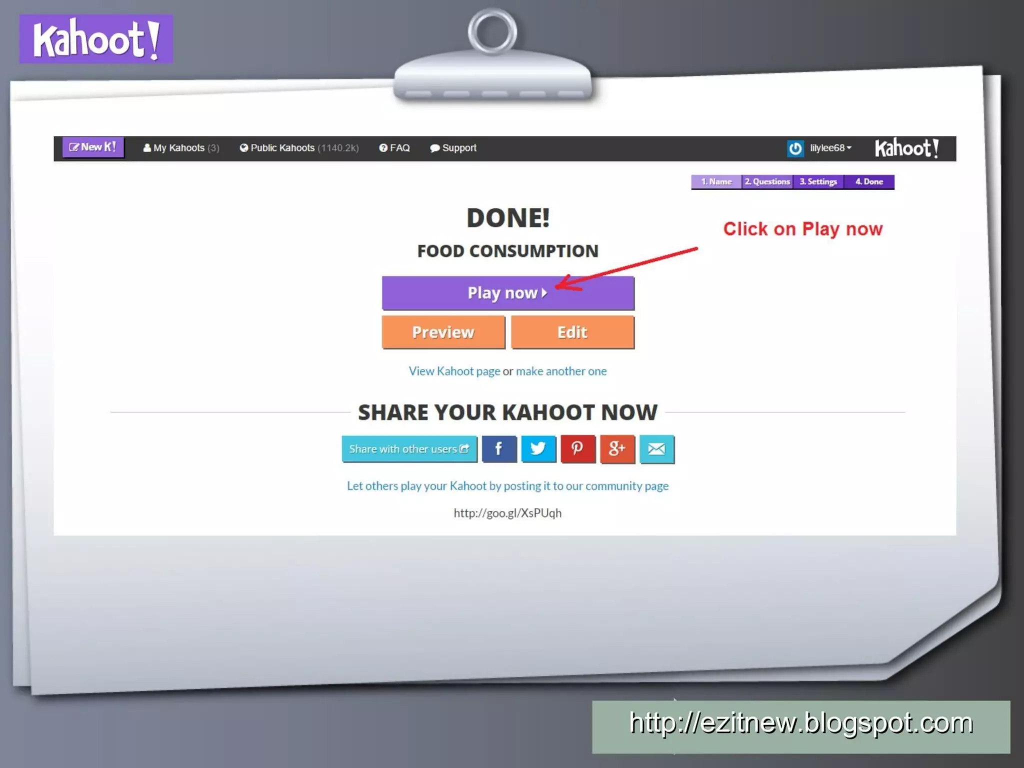 Kahoot pitch deck slide 9