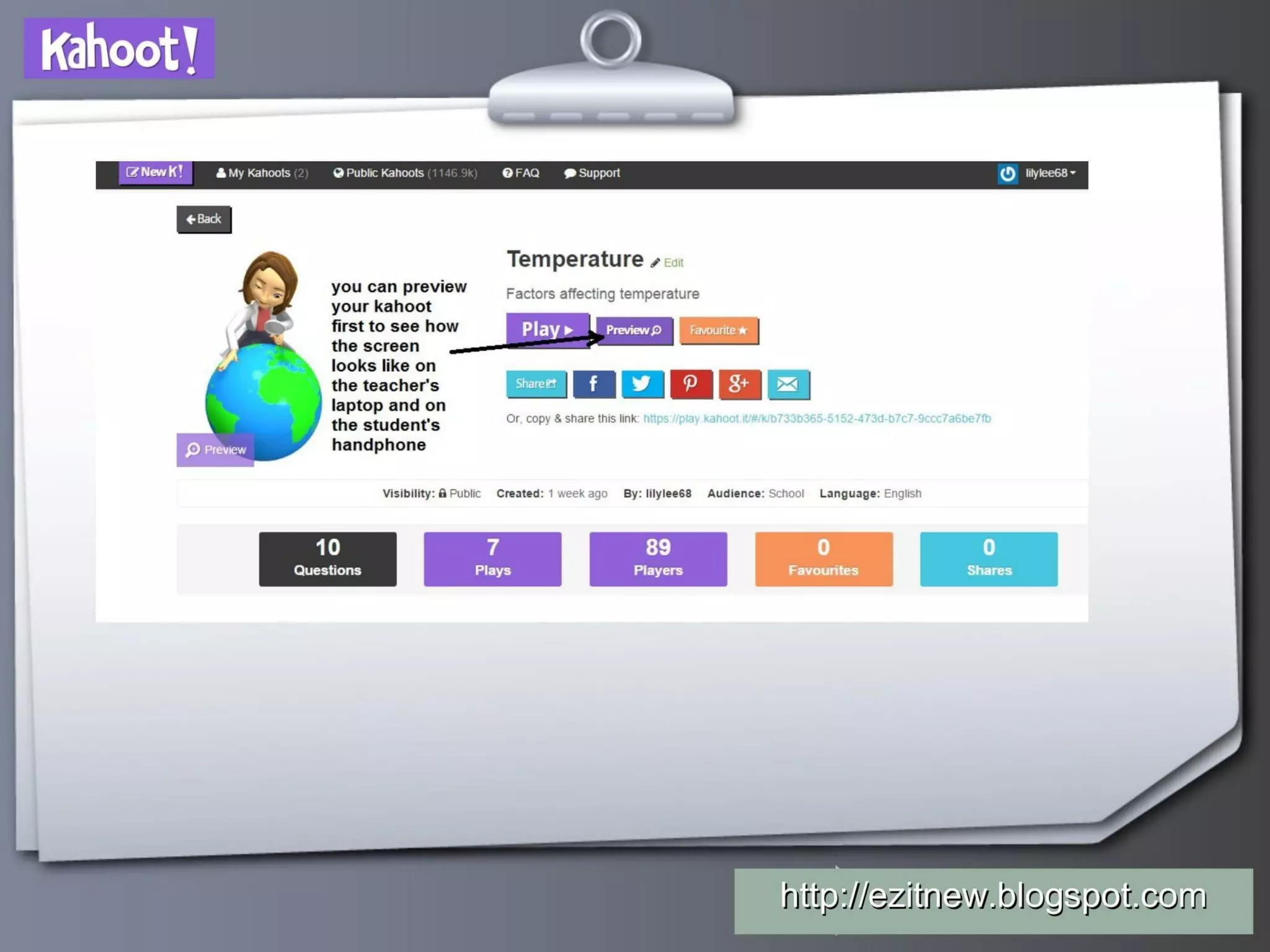 Kahoot pitch deck slide 18
