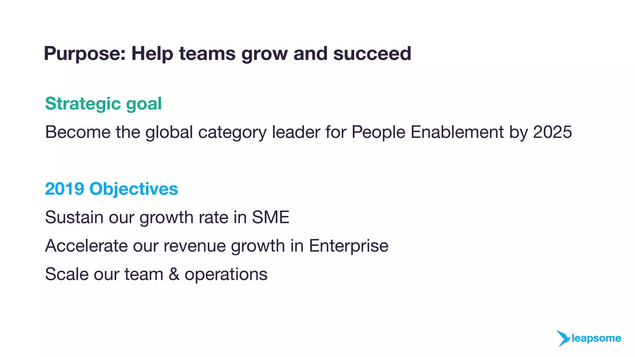 Leapsome pitch deck slide 18