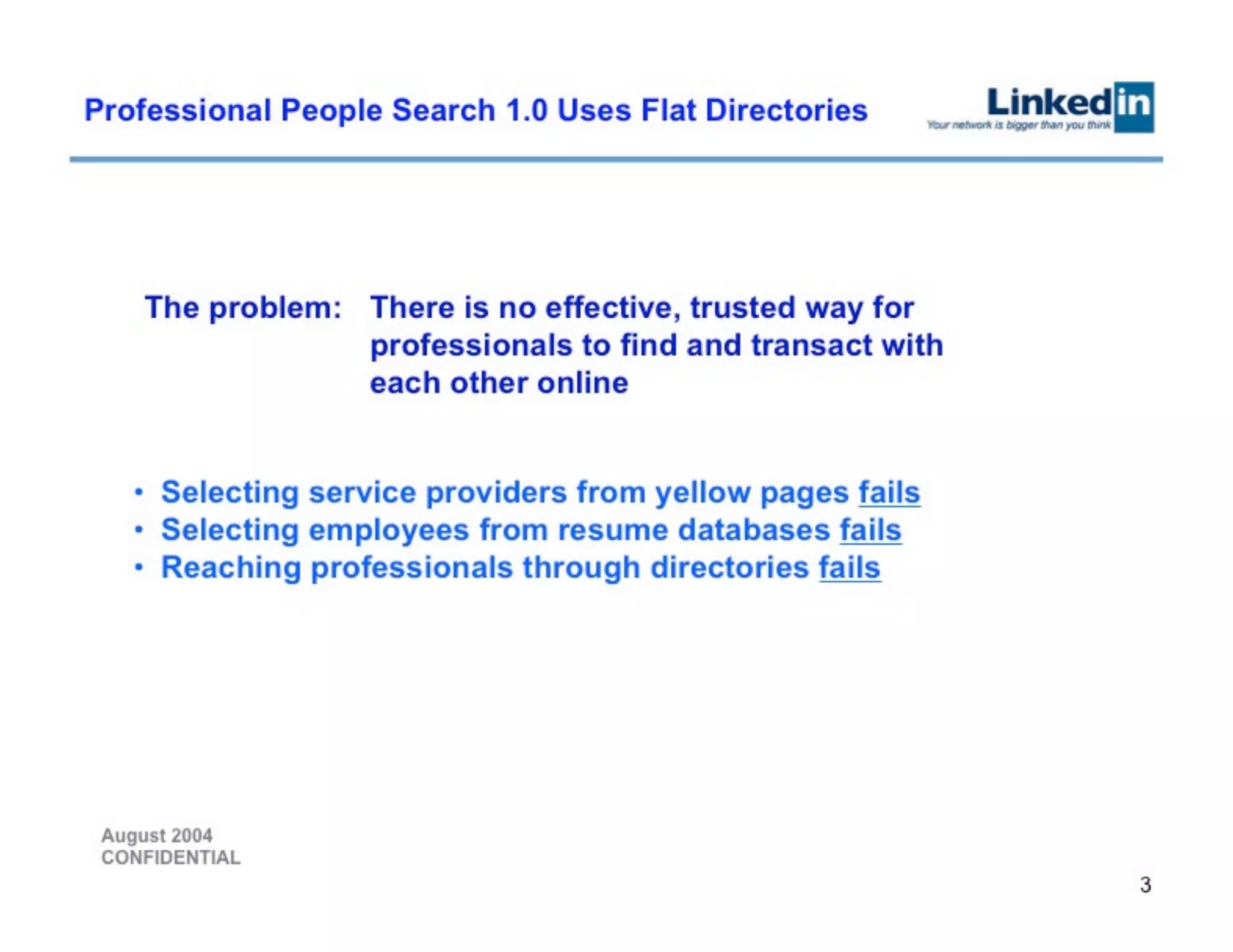 LinkedIn pitch deck slide 3