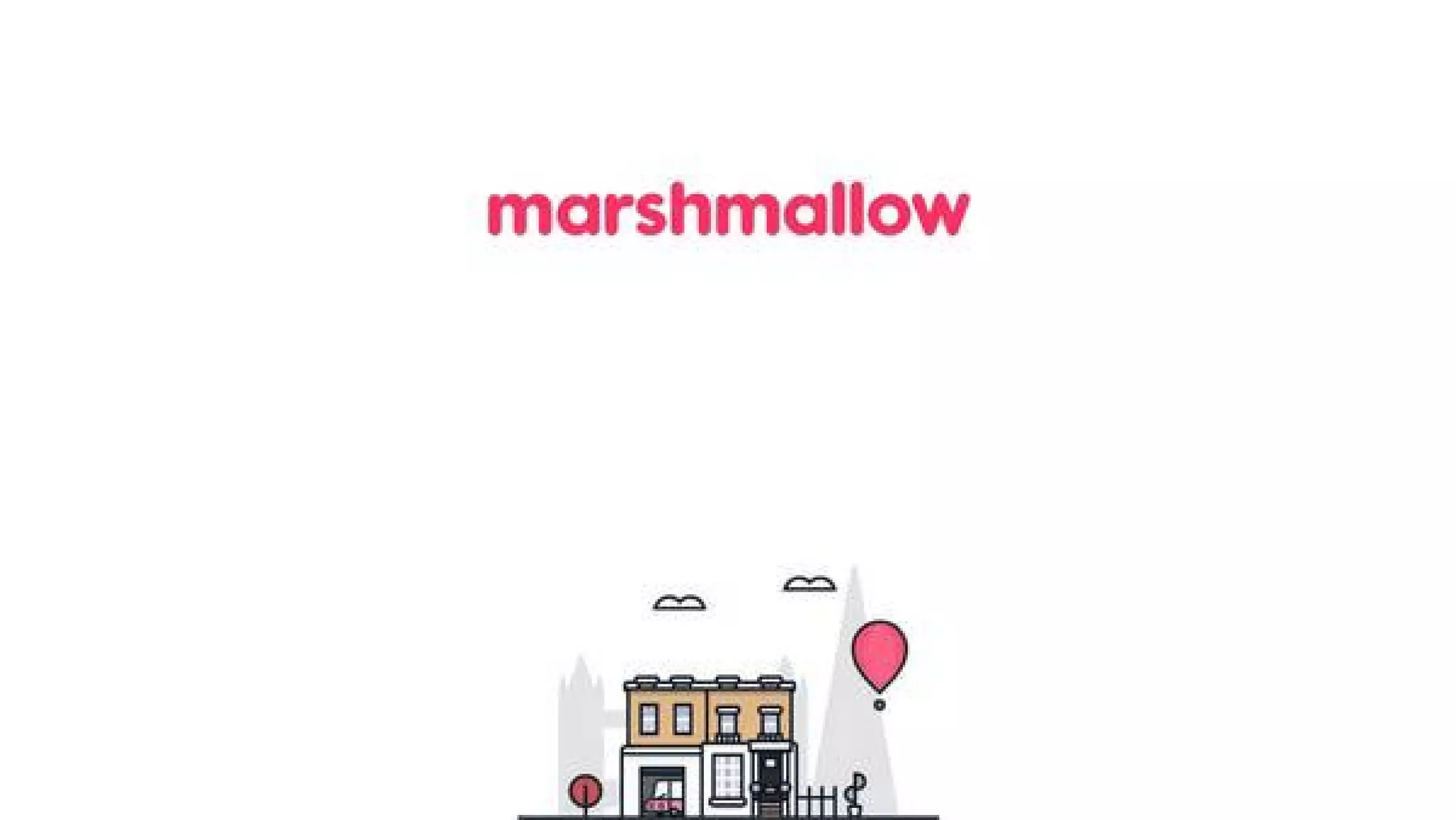 Marshmallow pitch deck slide 1