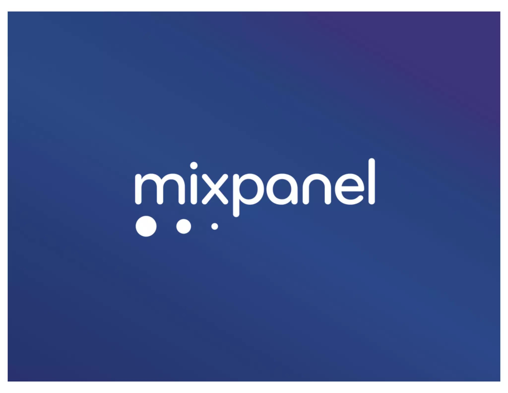 Mixpanel pitch deck slide 1