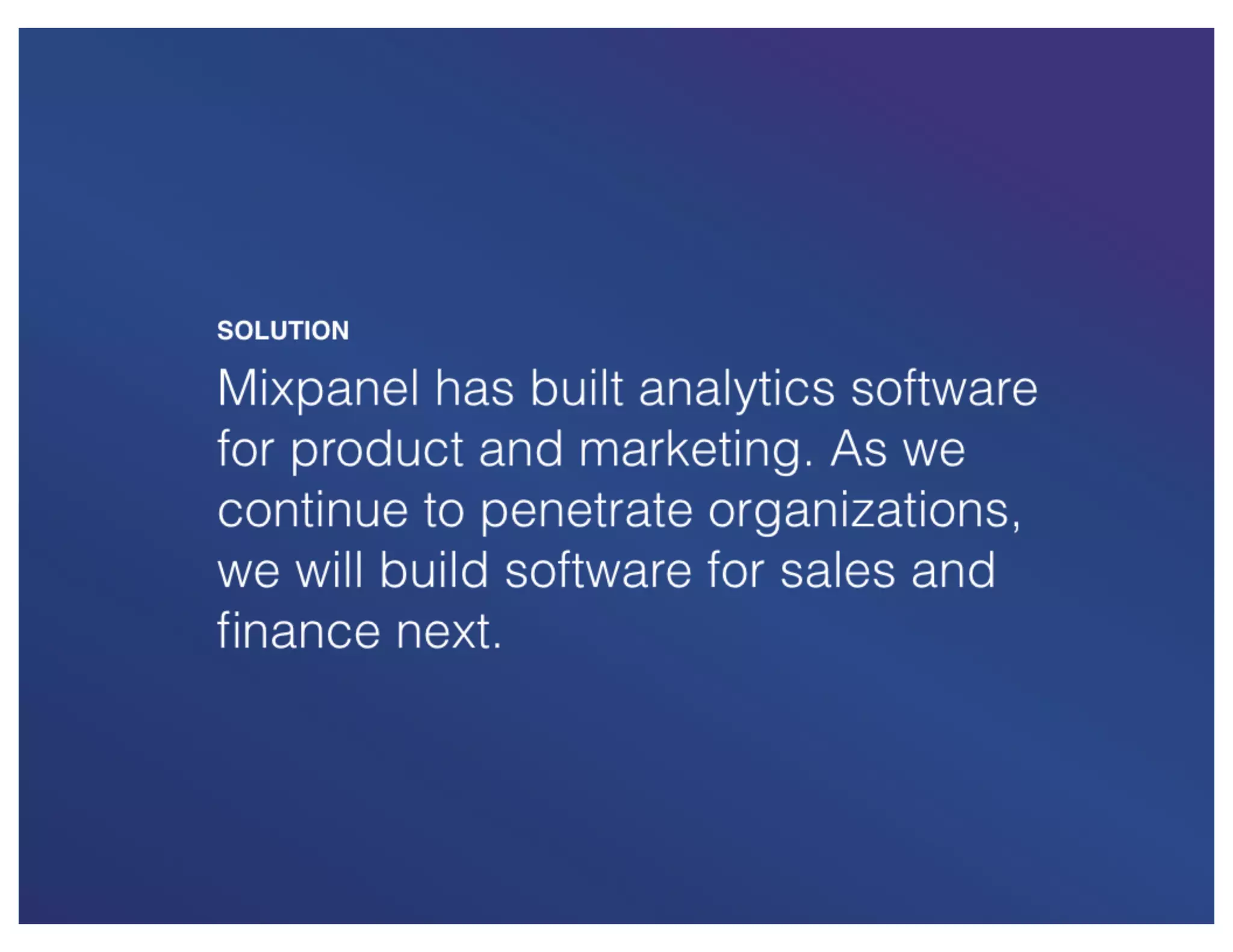 Mixpanel pitch deck slide 4