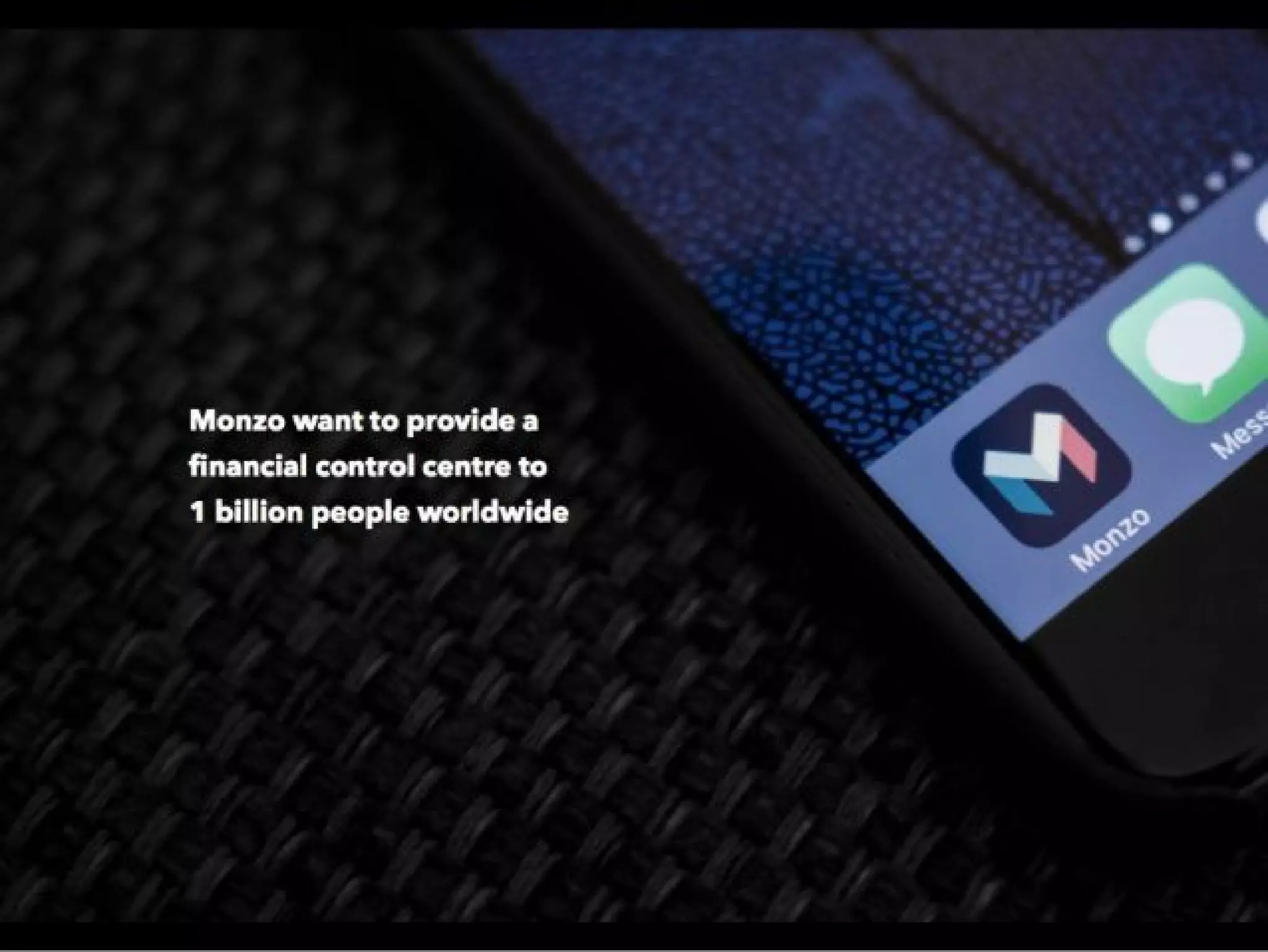 Monzo pitch deck slide 2