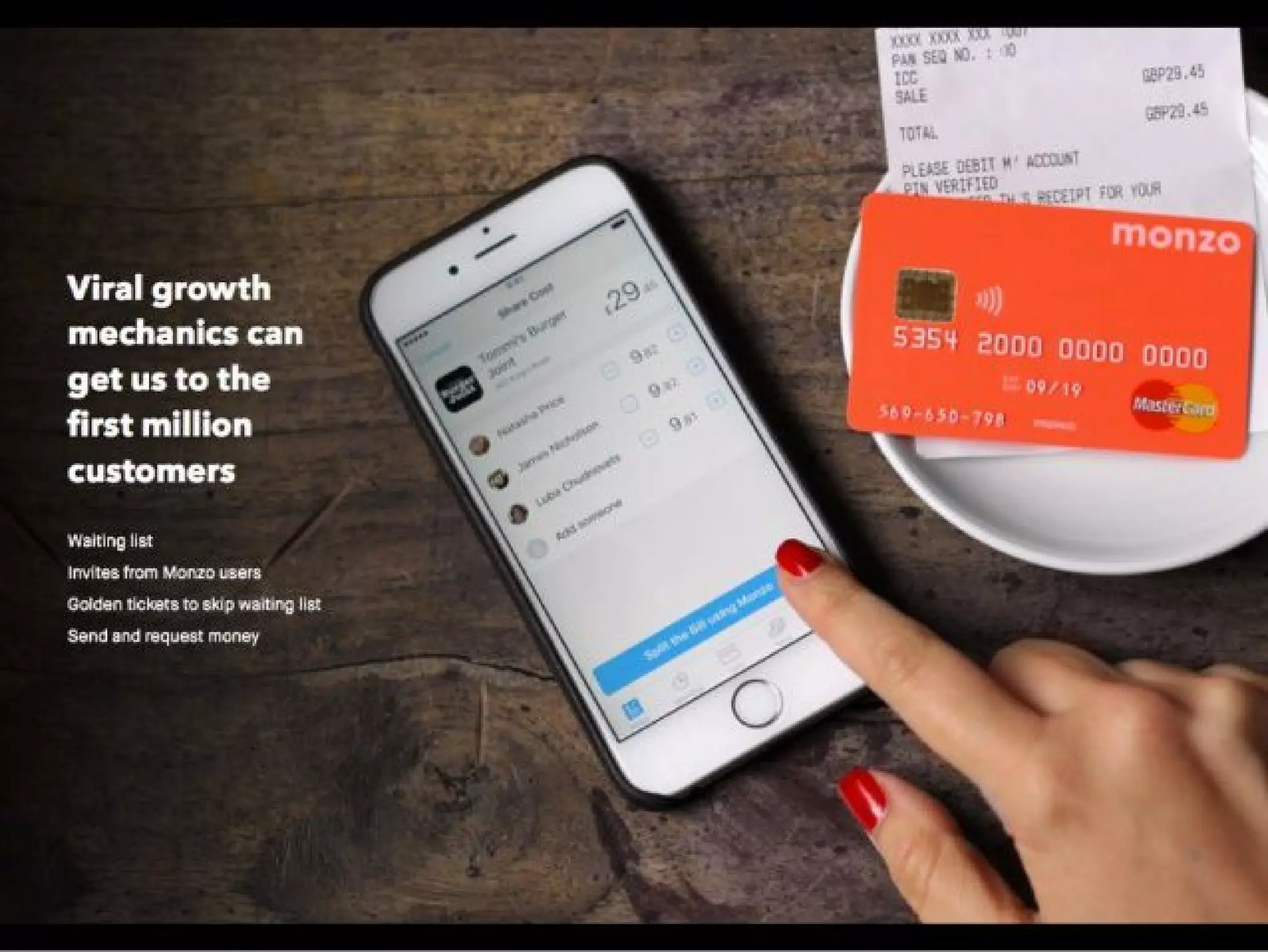 Monzo pitch deck slide 8