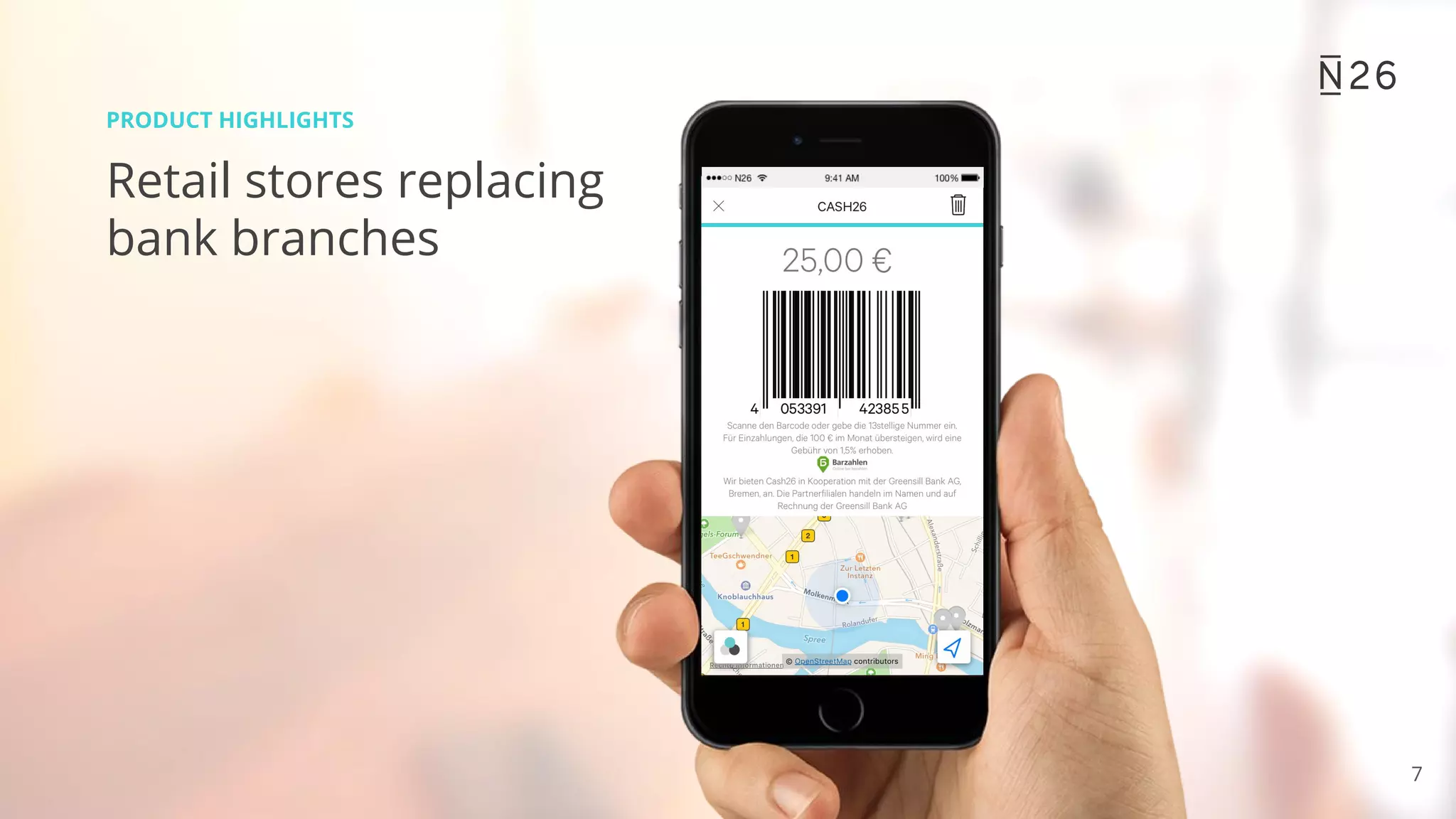 N26 pitch deck slide 8