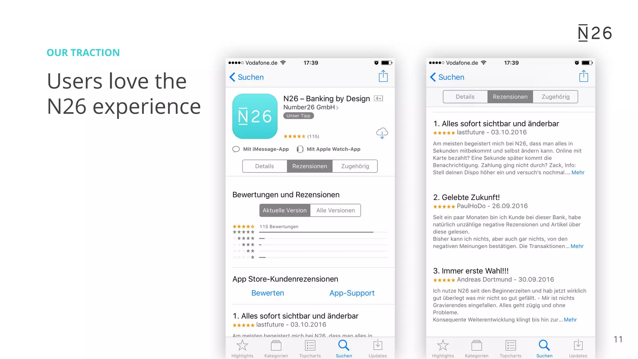 N26 pitch deck slide 12