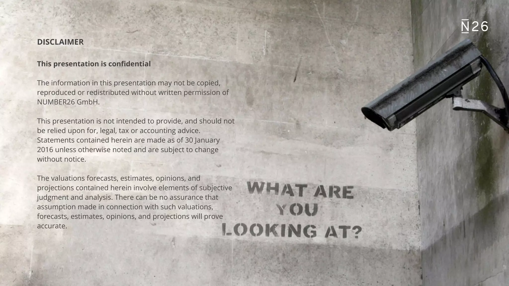 N26 pitch deck slide 21