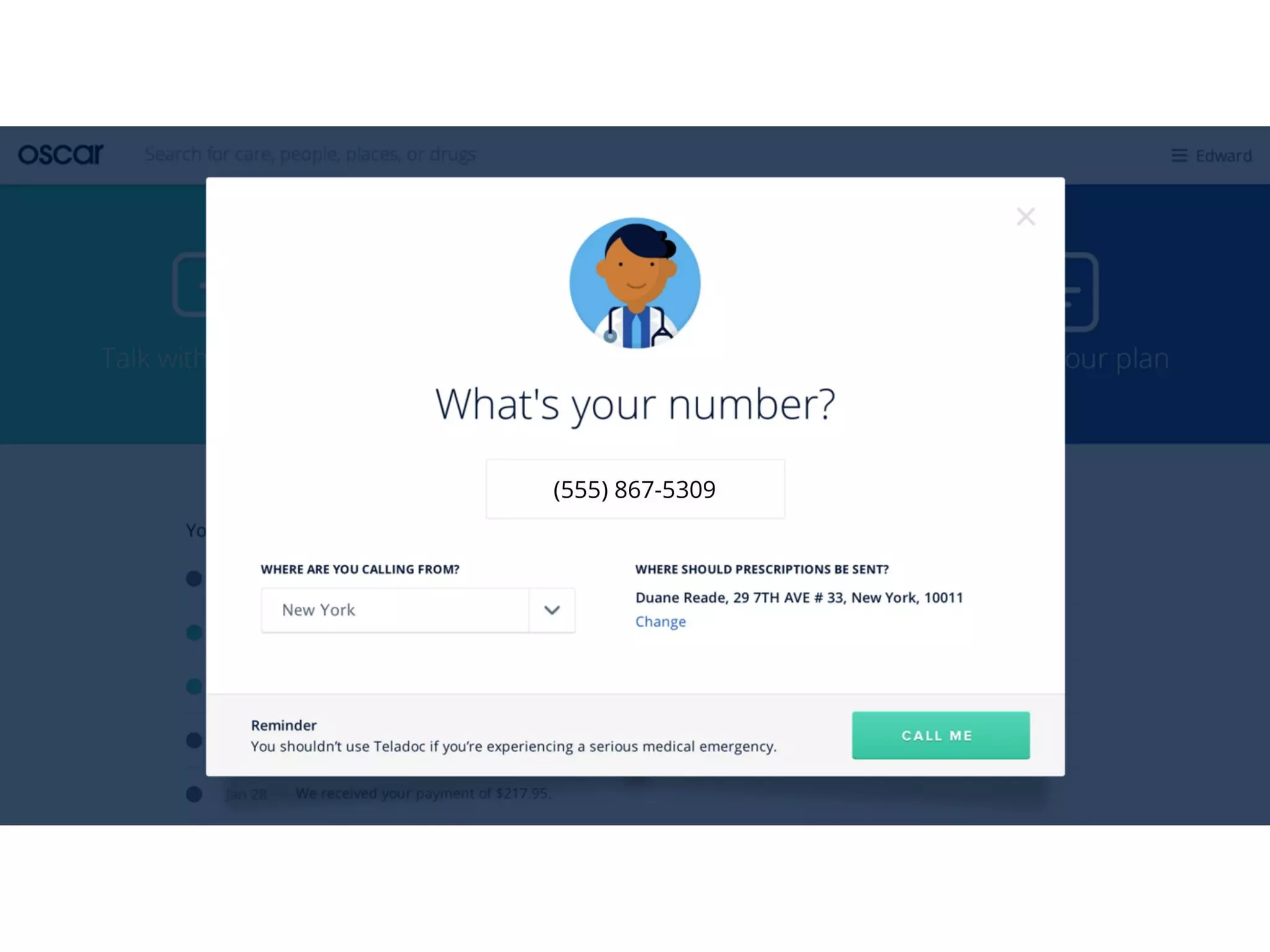 Oscar Health pitch deck - Seamless Care Flow: From Symptom to Doctor Call