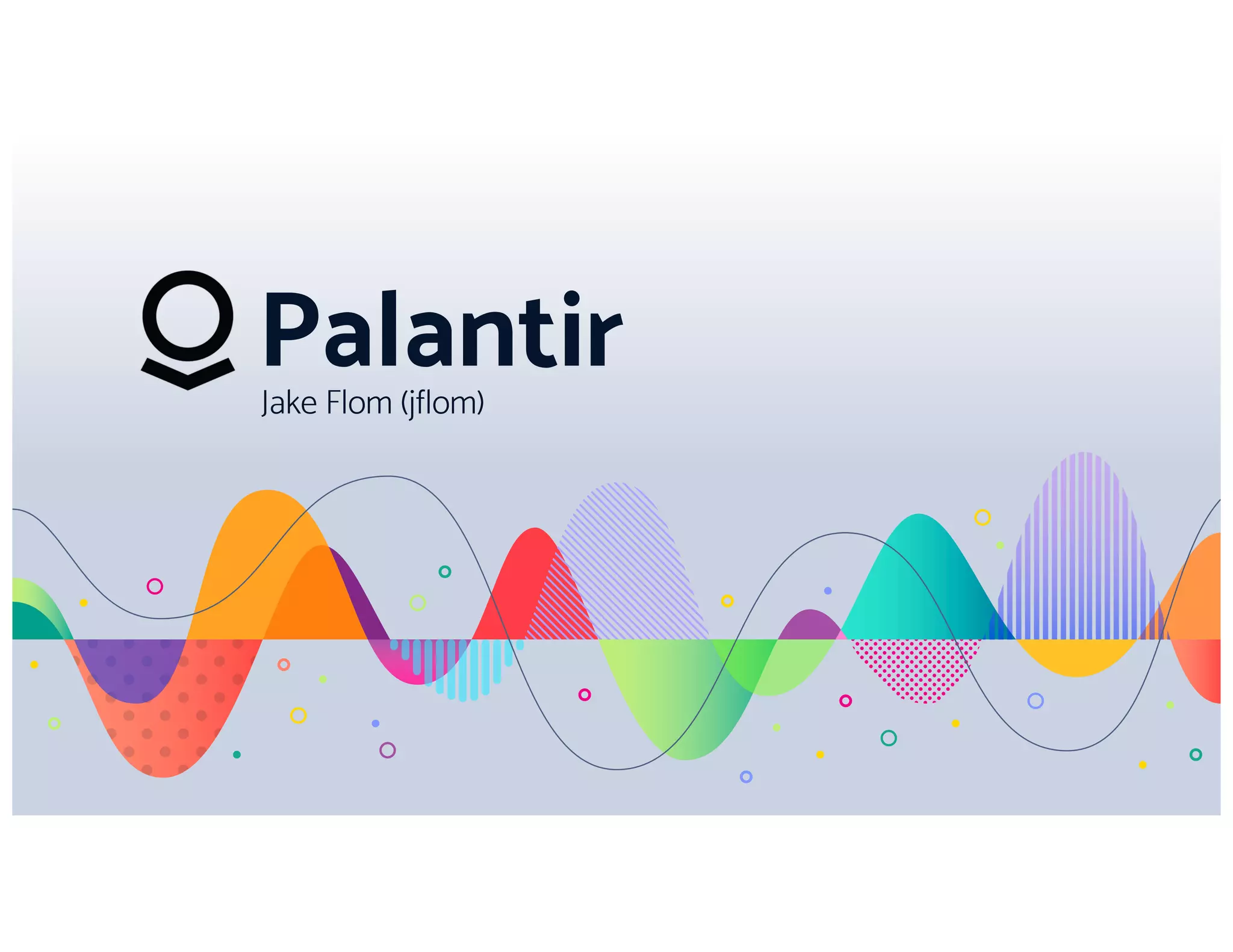 Palantir pitch deck slide 1