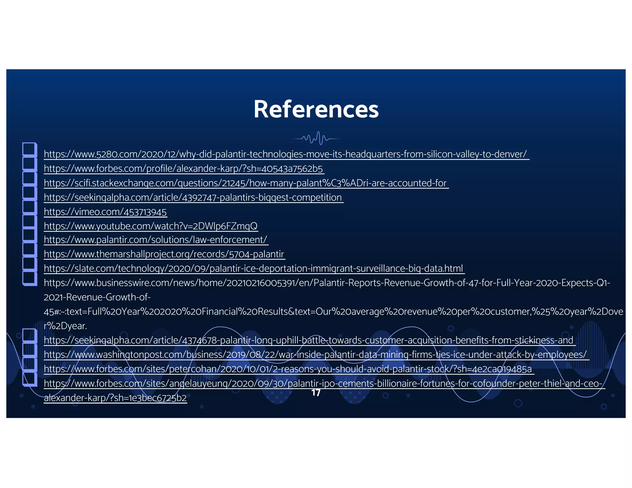 Palantir pitch deck slide 17