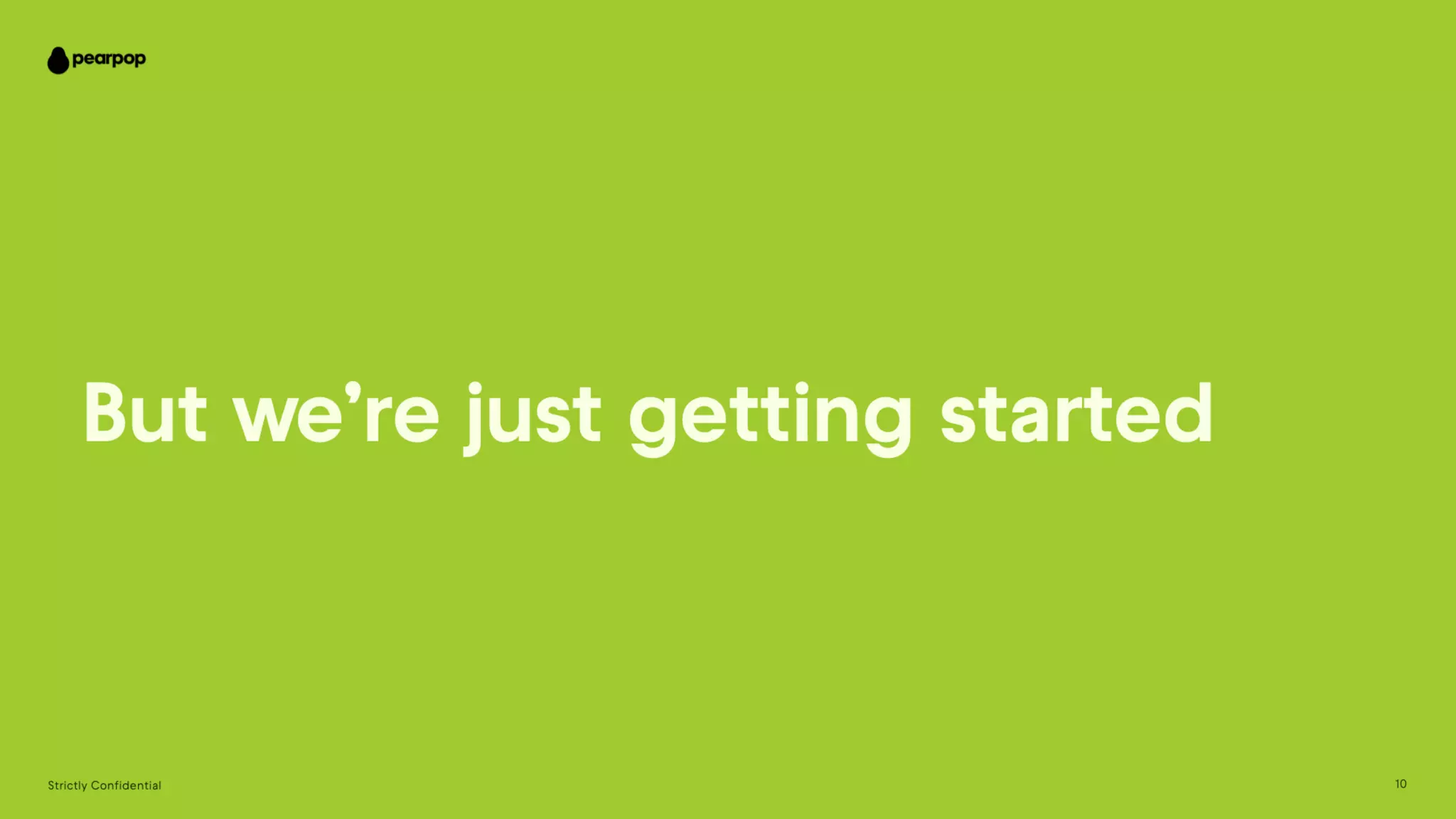Pearpop pitch deck slide 10