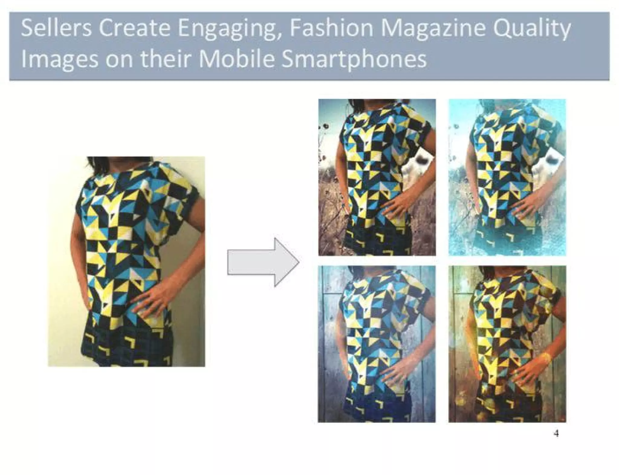 Poshmark pitch deck slide 4