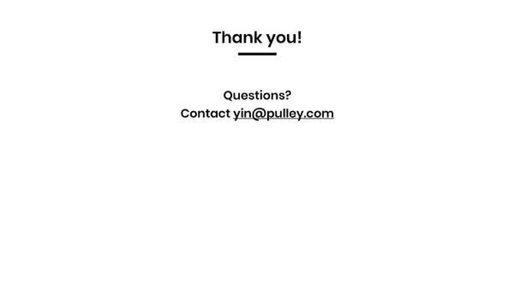Pulley pitch deck slide 20