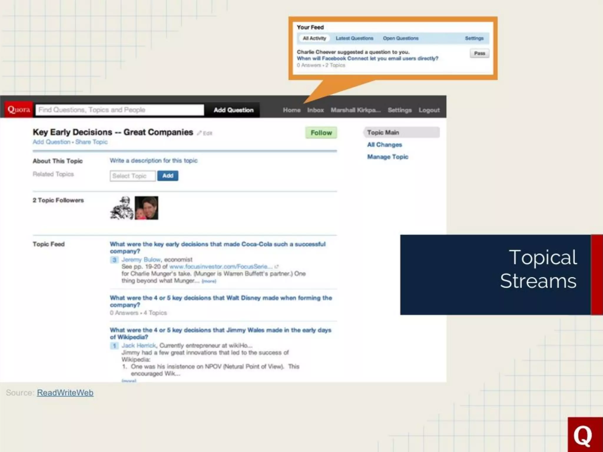 Quora pitch deck slide 9