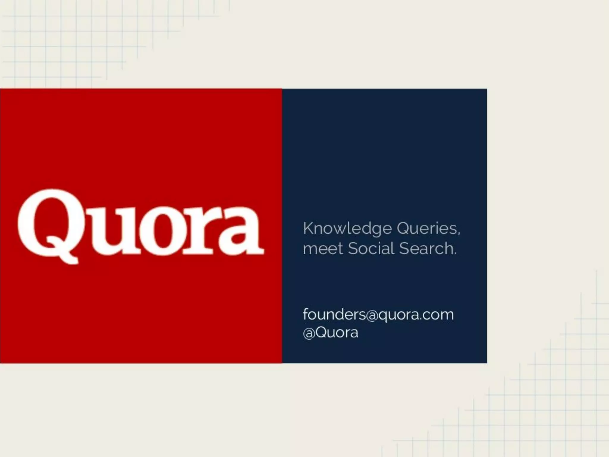 Quora pitch deck slide 15