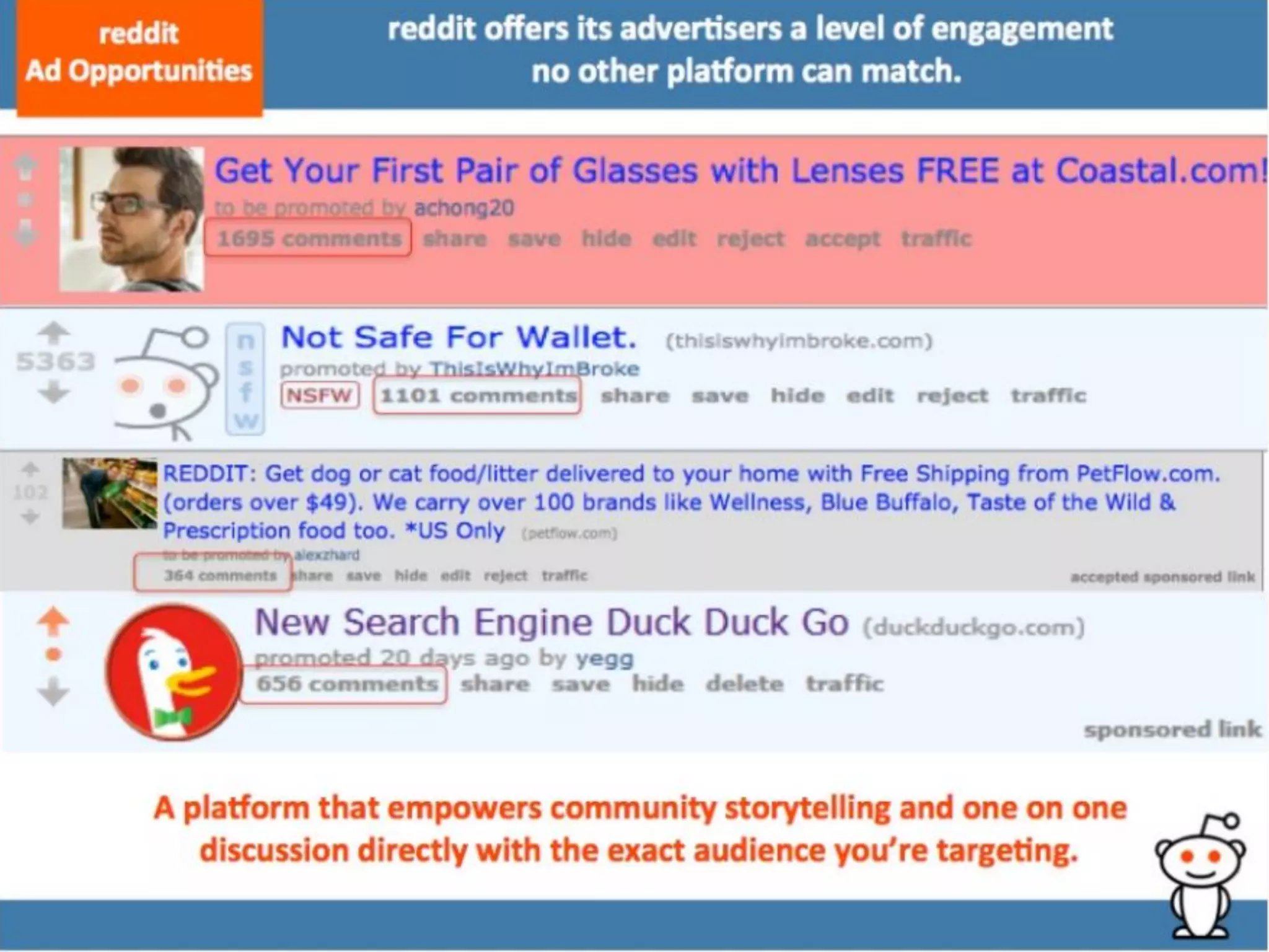 Reddit pitch deck slide 8