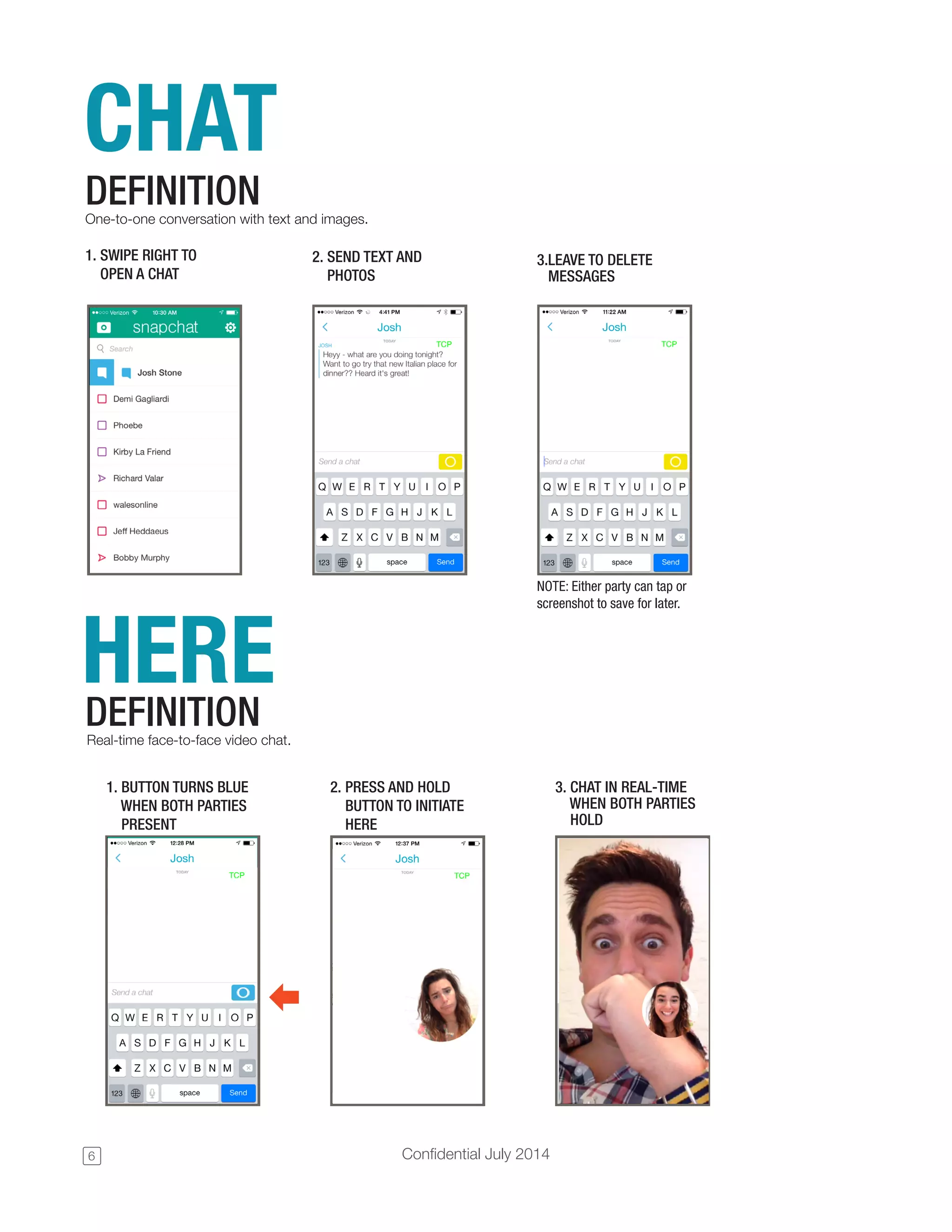 Snapchat pitch deck slide 7