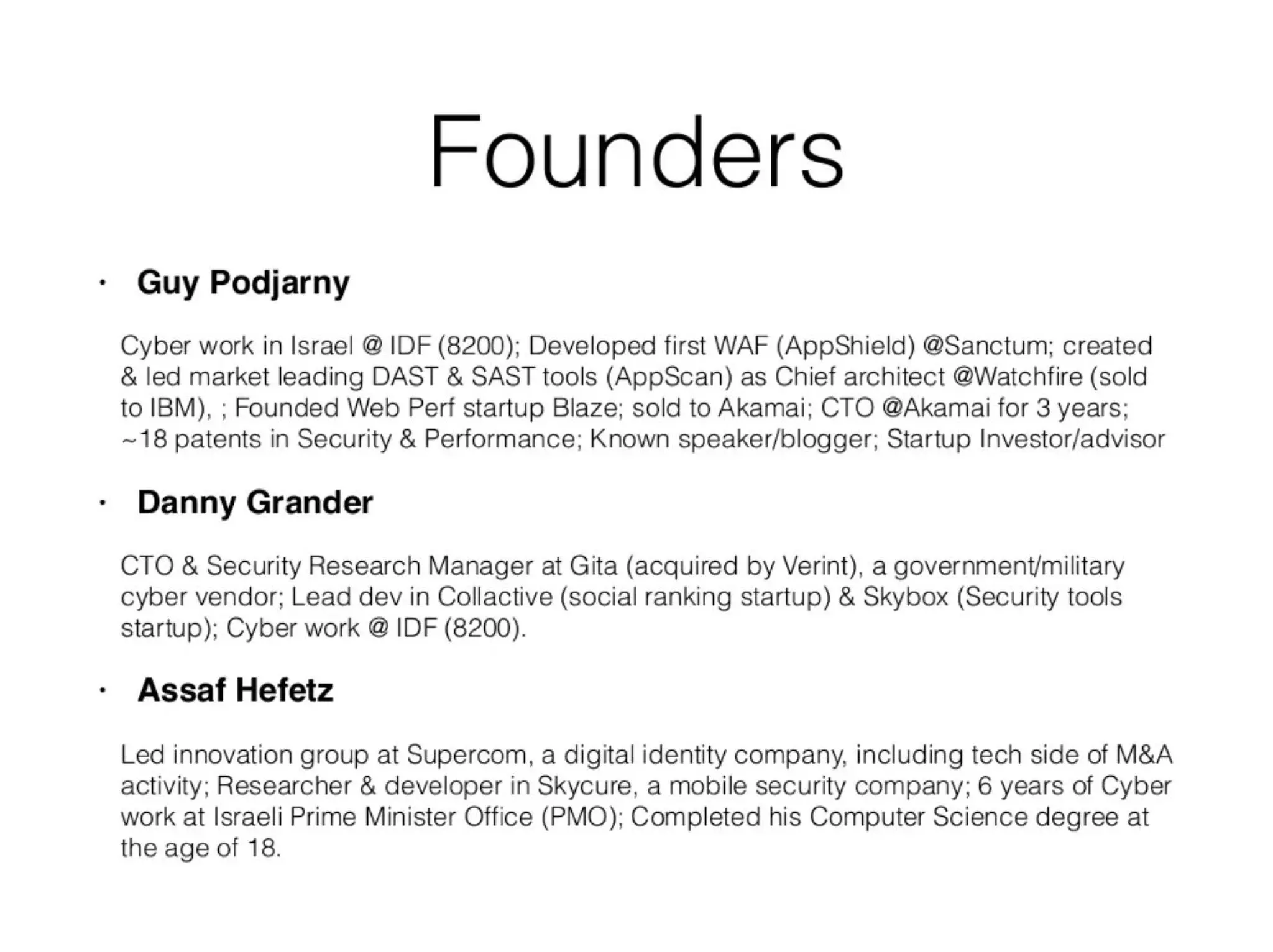 Snyk pitch deck slide 6