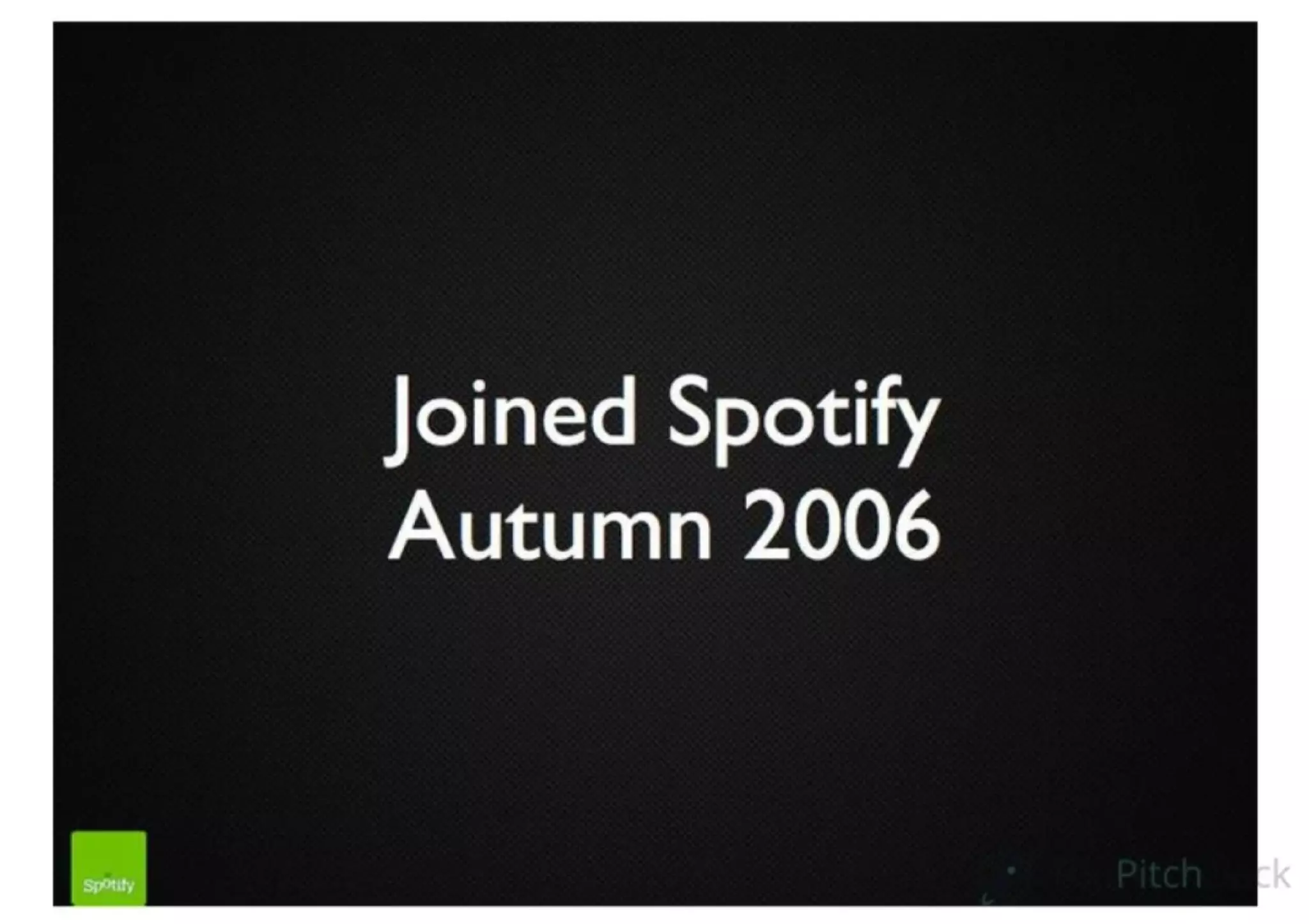 Spotify pitch deck slide 22