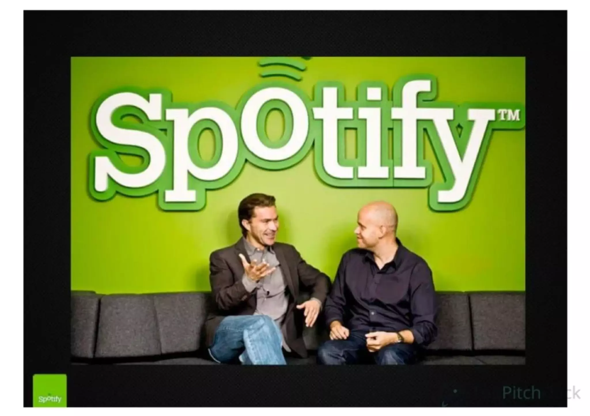 Spotify pitch deck slide 24
