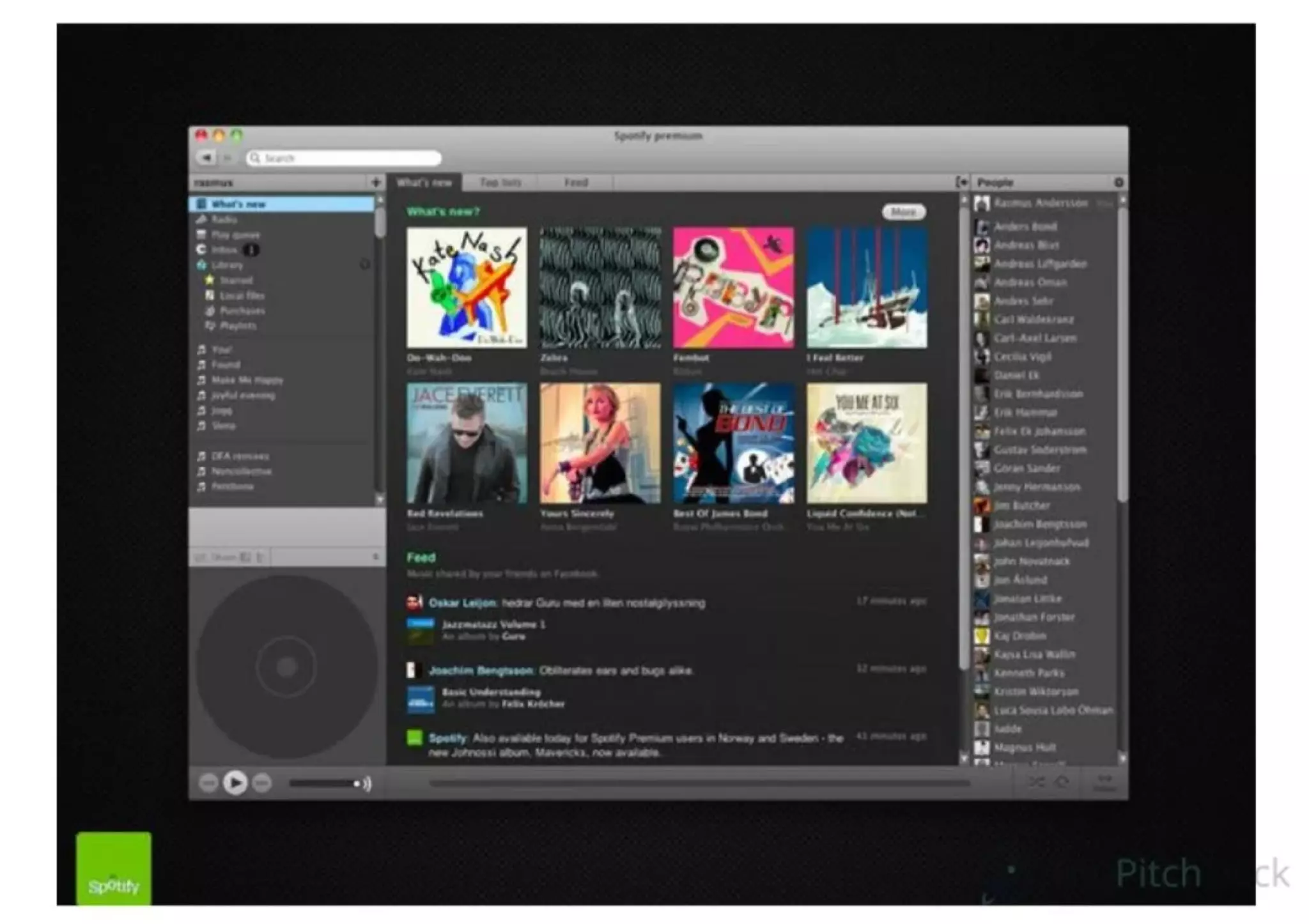 Spotify pitch deck slide 27